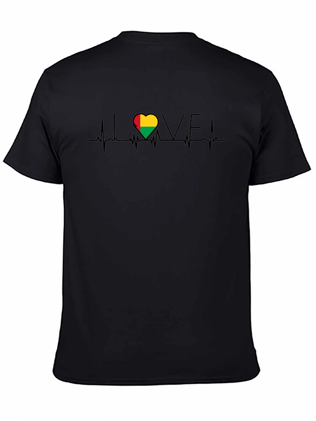 Guinea Bissau Heartbeat Love T-Shirt