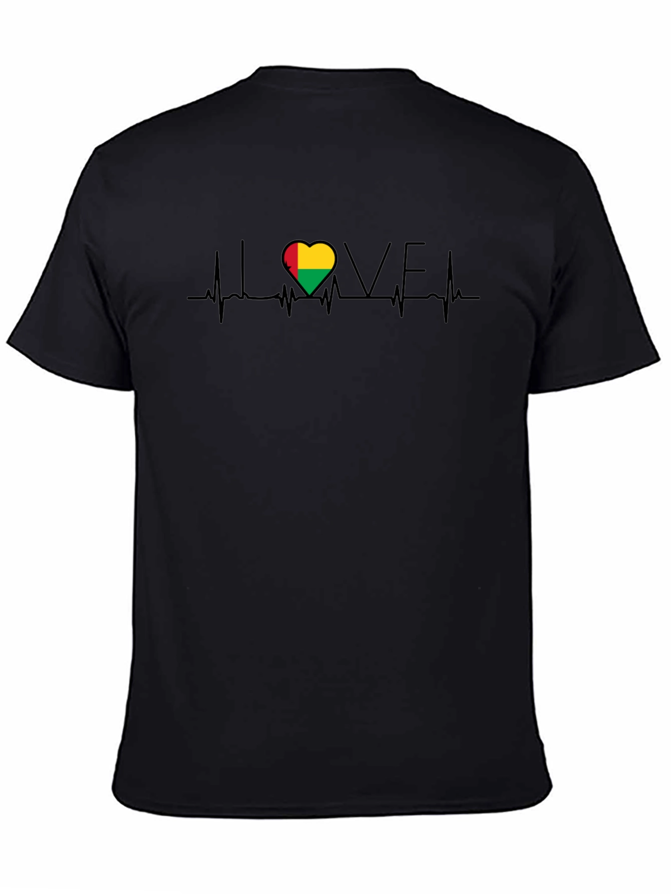 Guinea Bissau Heartbeat Love T-Shirt