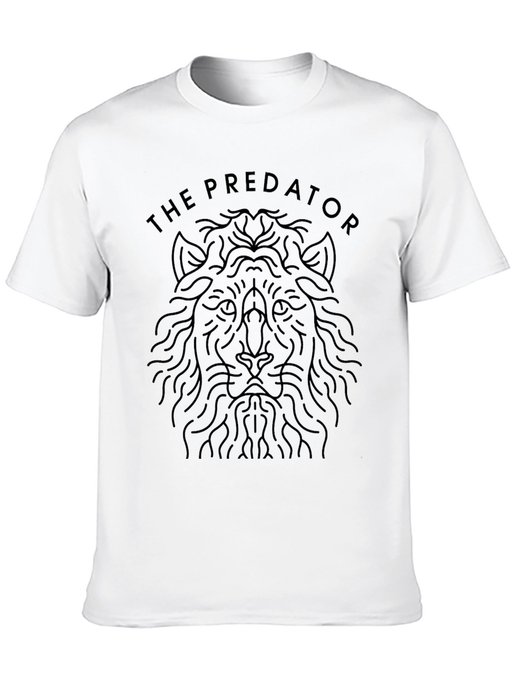 The Predator Graphic Print Black T-Shirt