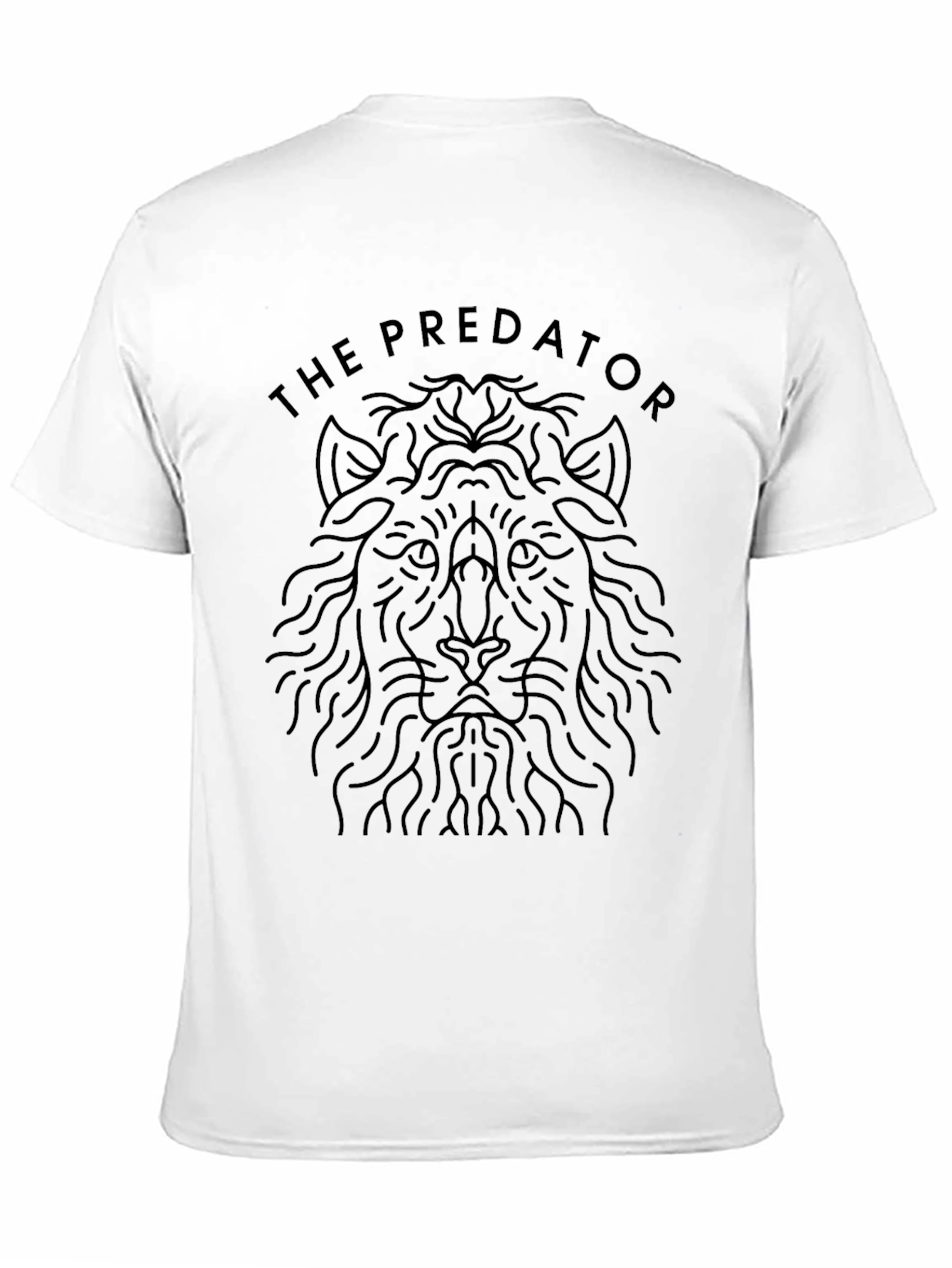 The Predator Graphic Print Black T-Shirt