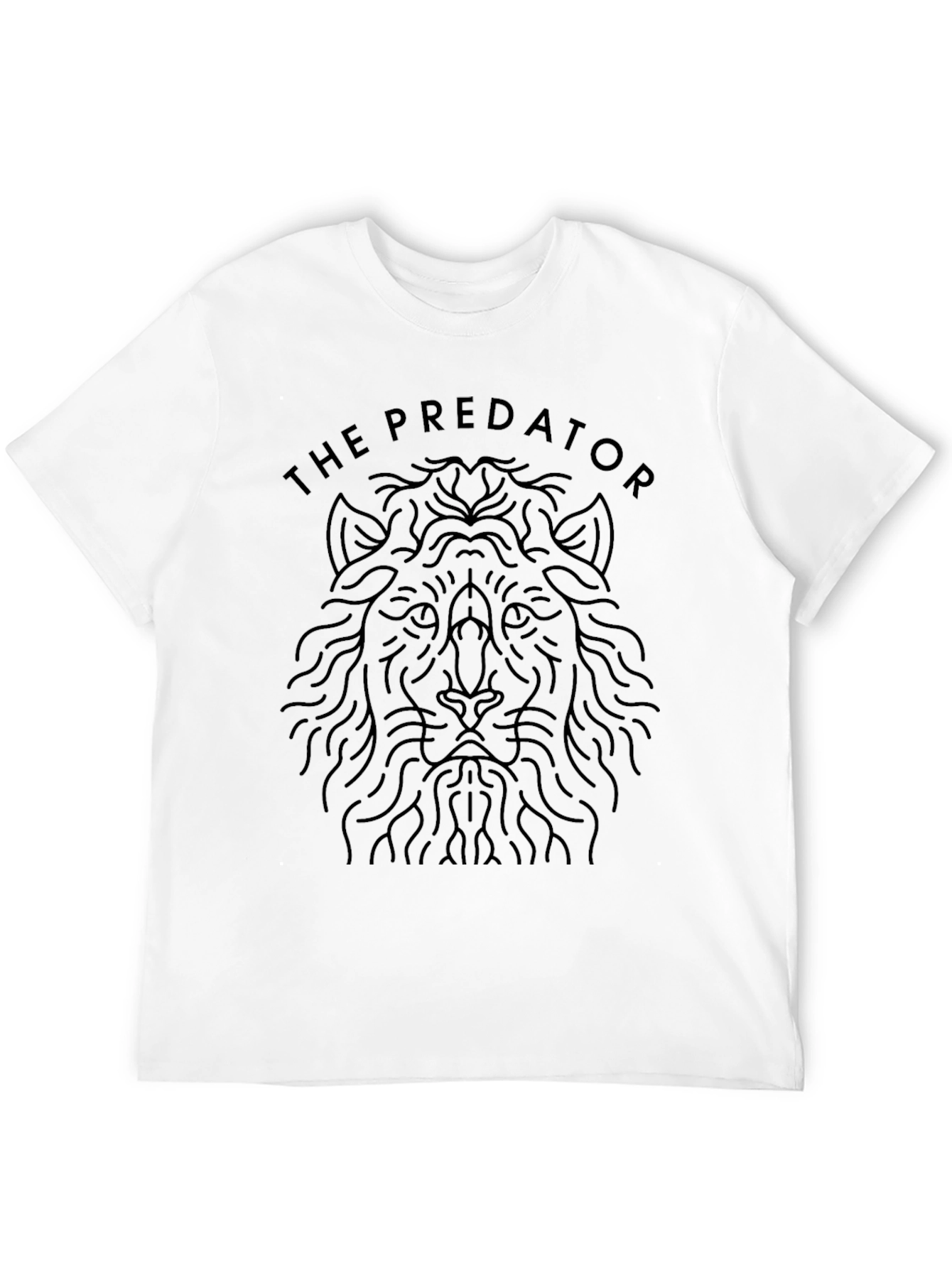 The Predator Graphic Print Black T-Shirt