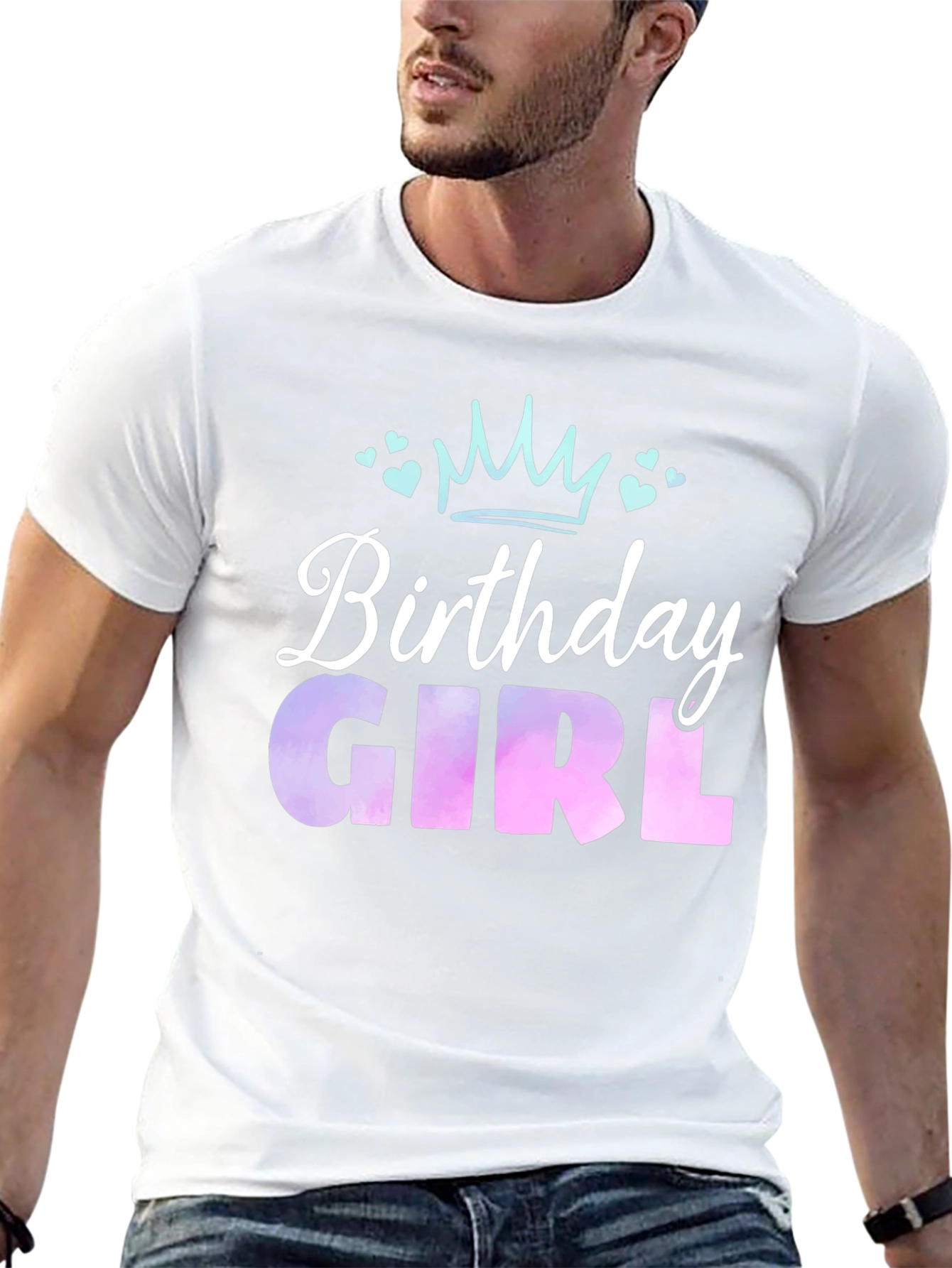 Birthday Girl T-Shirt - Cute Crown Design
