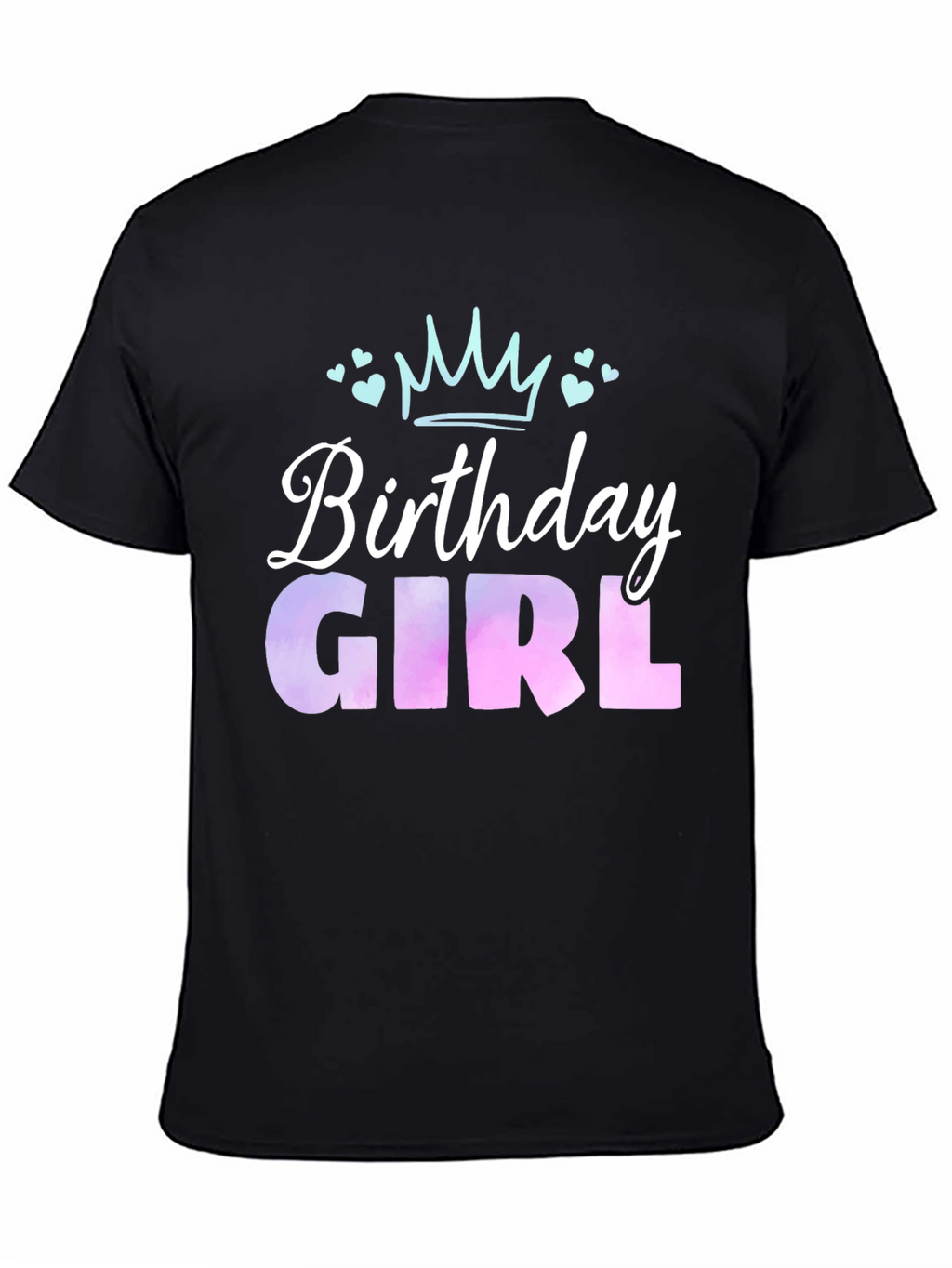 Birthday Girl T-Shirt - Cute Crown Design