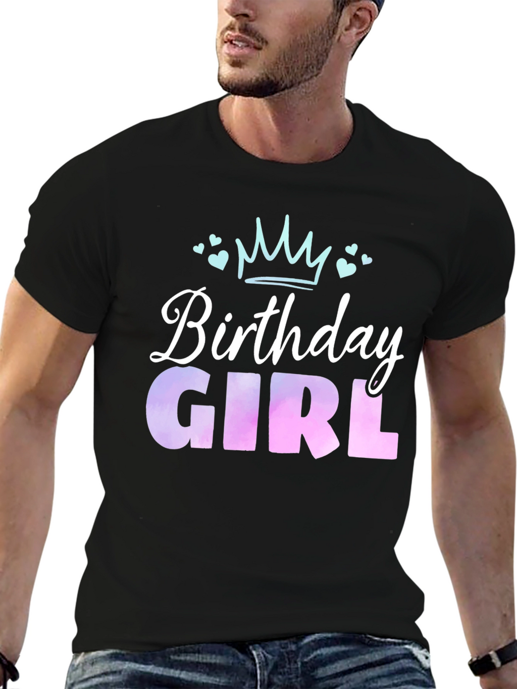 Birthday Girl T-Shirt - Cute Crown Design