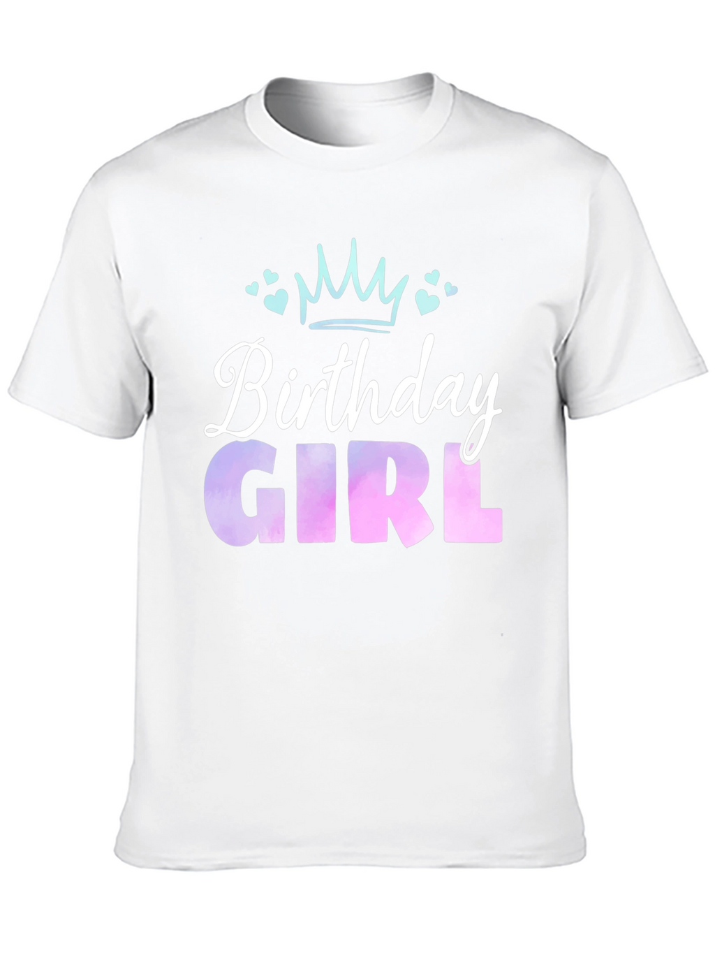 Birthday Girl T-Shirt - Cute Crown Design