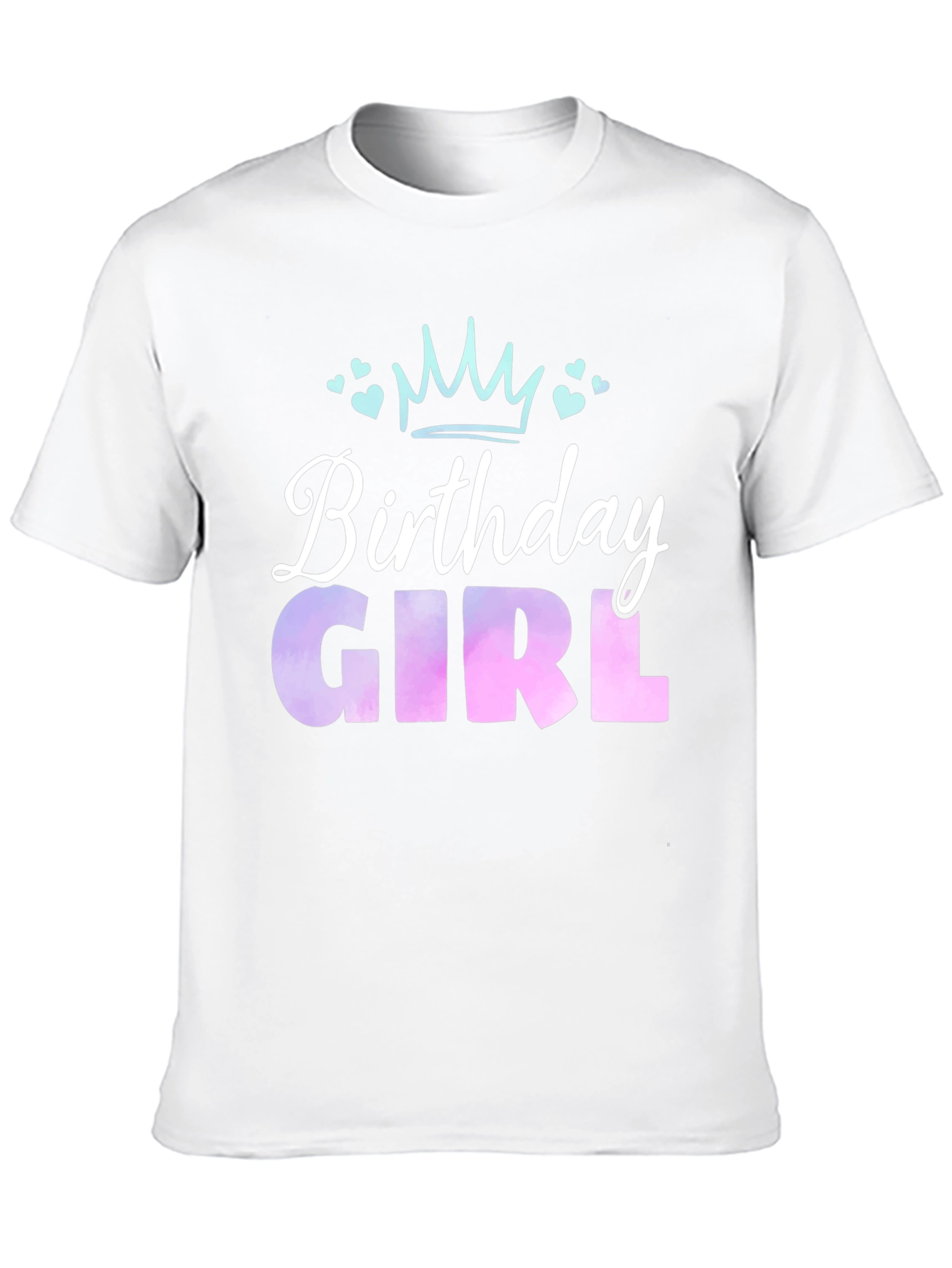 Birthday Girl T-Shirt - Cute Crown Design