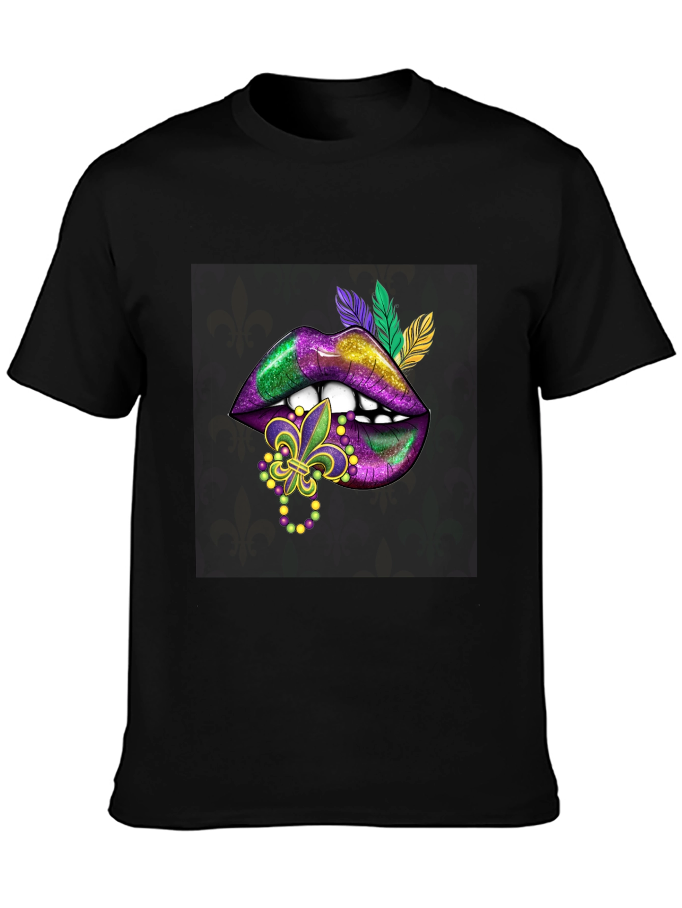 Mardi Gras Lips T-Shirt