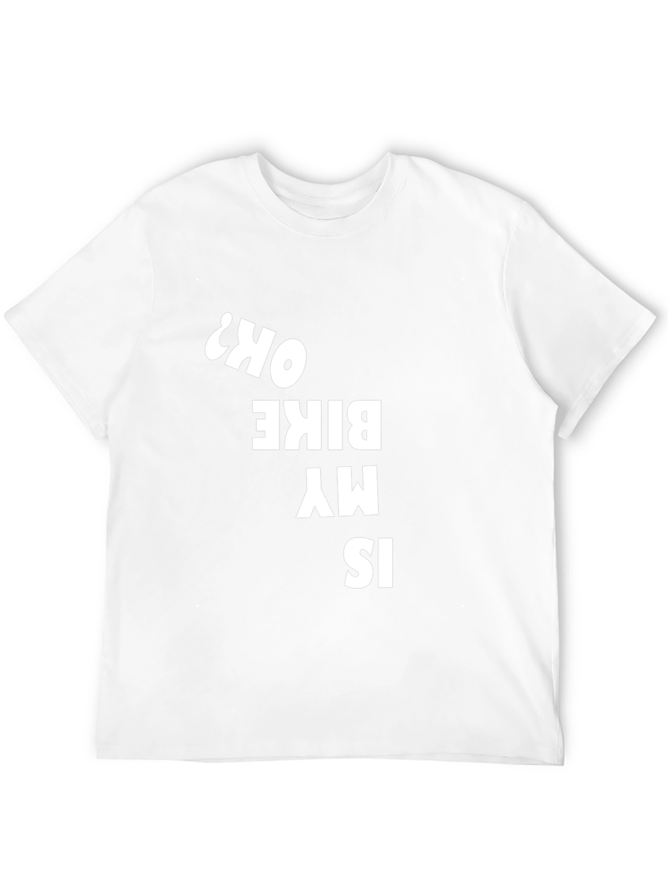Is My Bike OK? Black Graphic Tee
