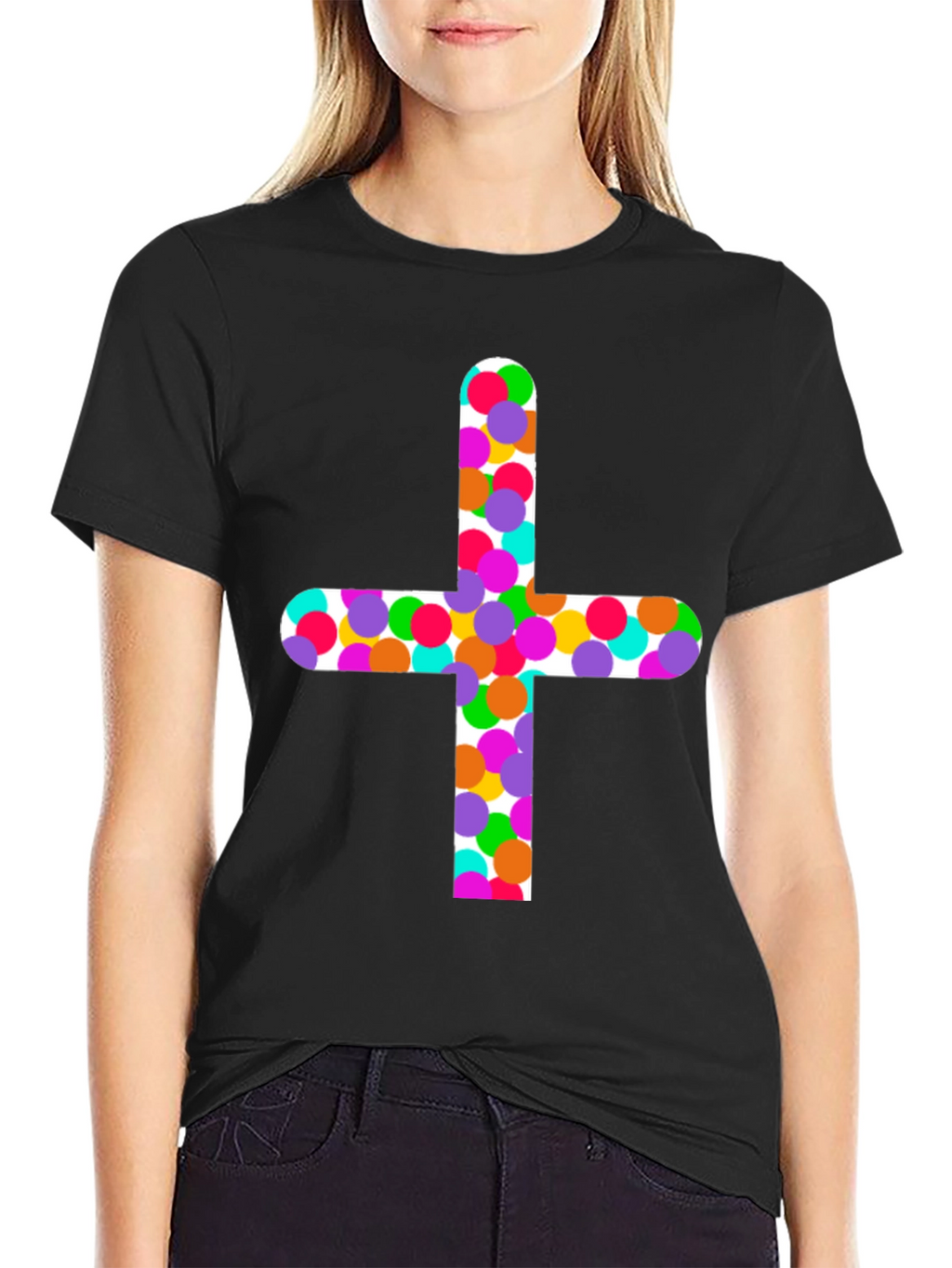 Funky Plus Sign T-Shirt