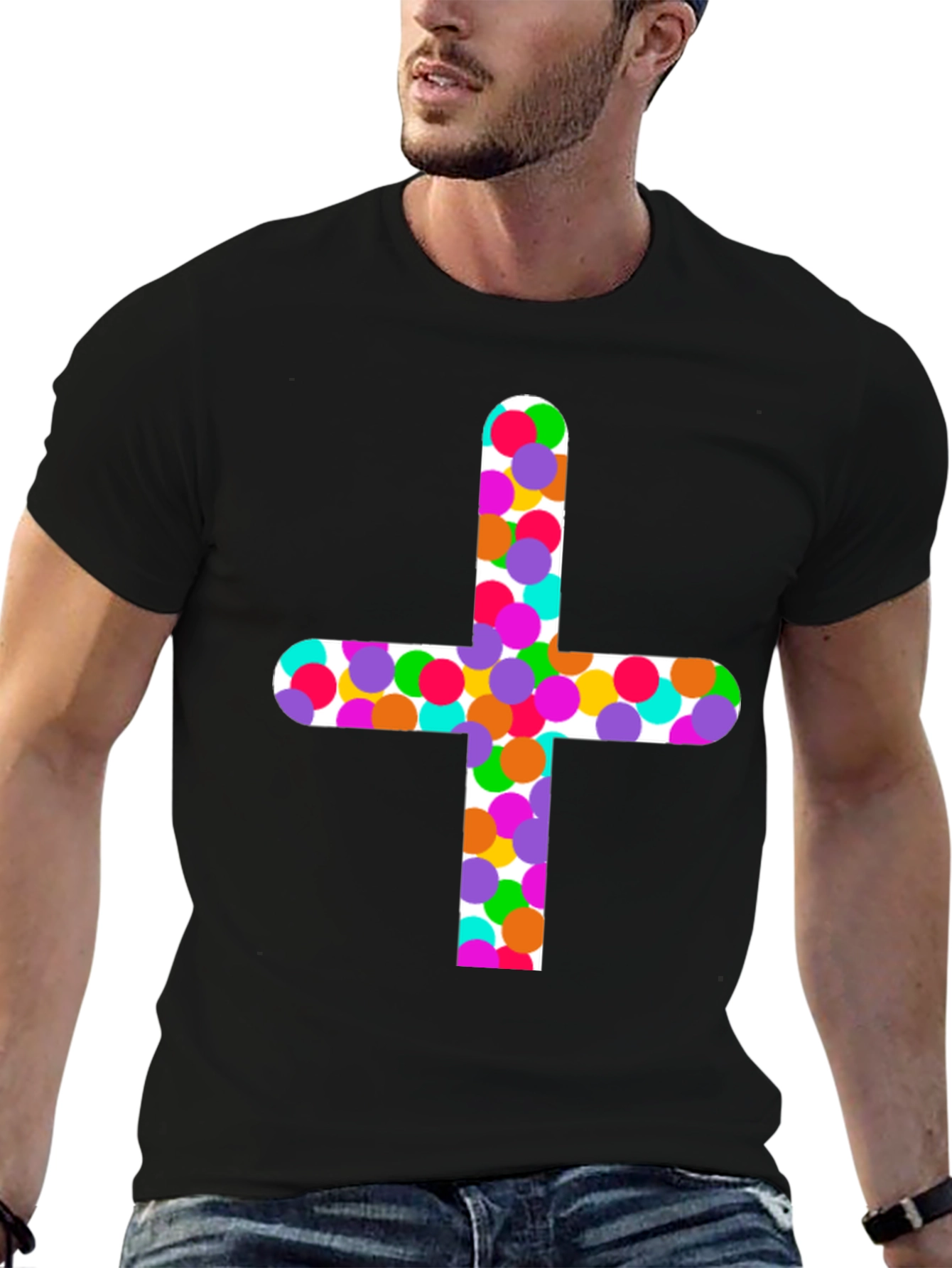 Funky Plus Sign T-Shirt