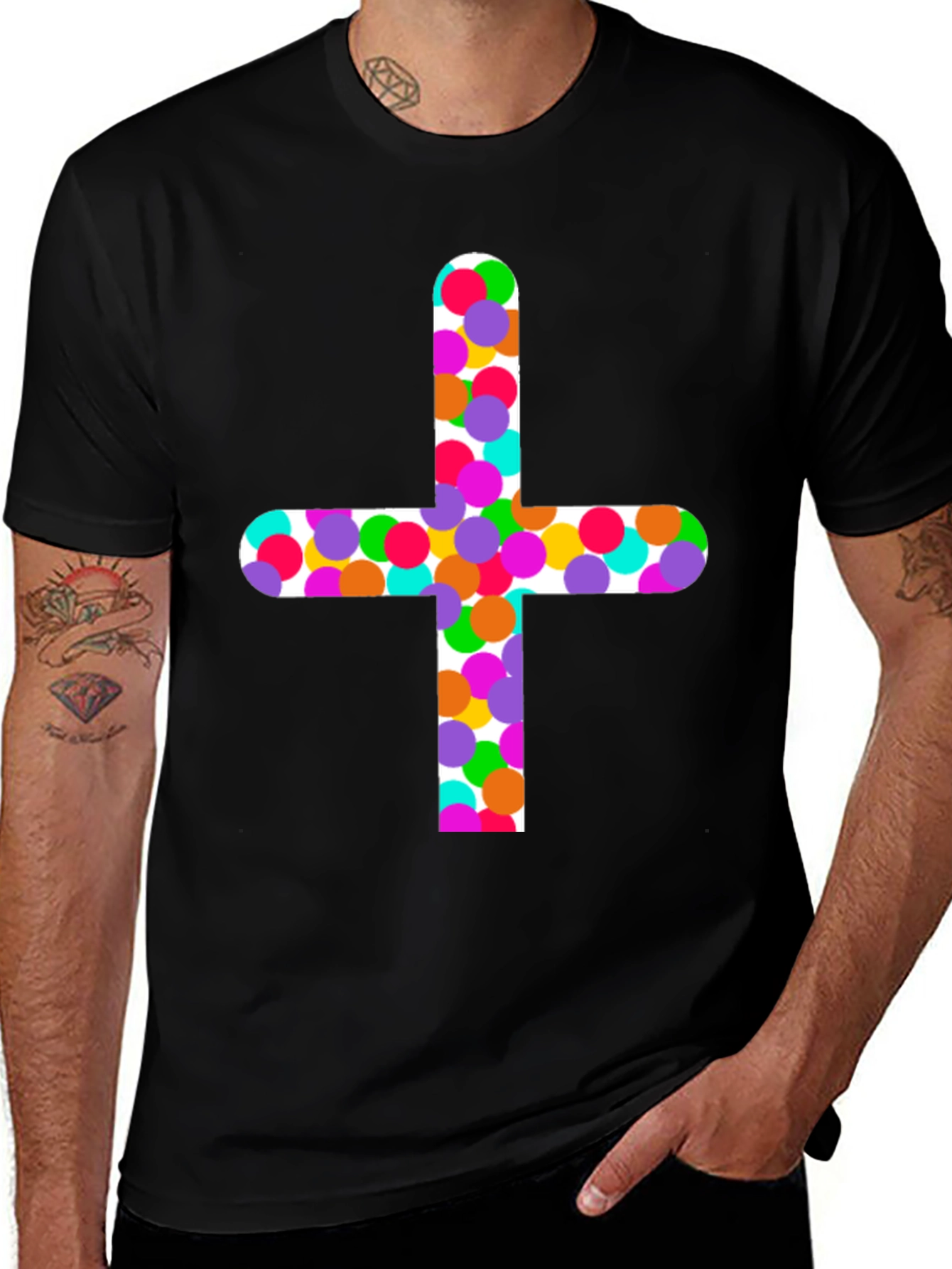 Funky Plus Sign T-Shirt