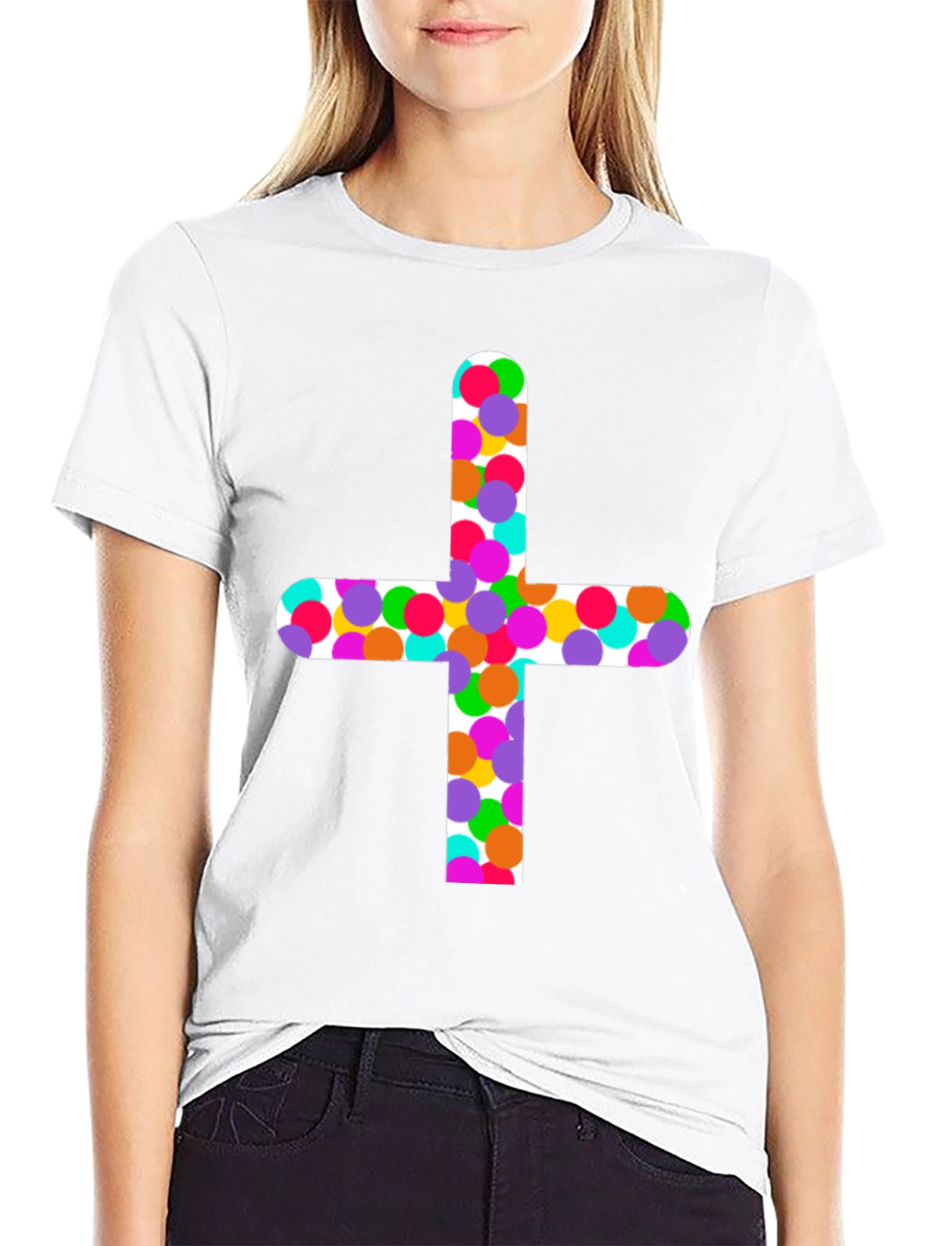 Funky Plus Sign T-Shirt