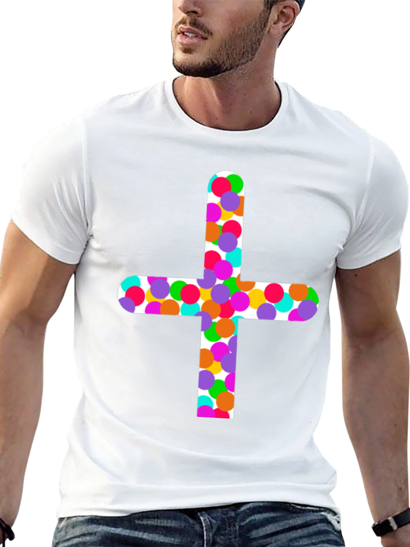 Funky Plus Sign T-Shirt