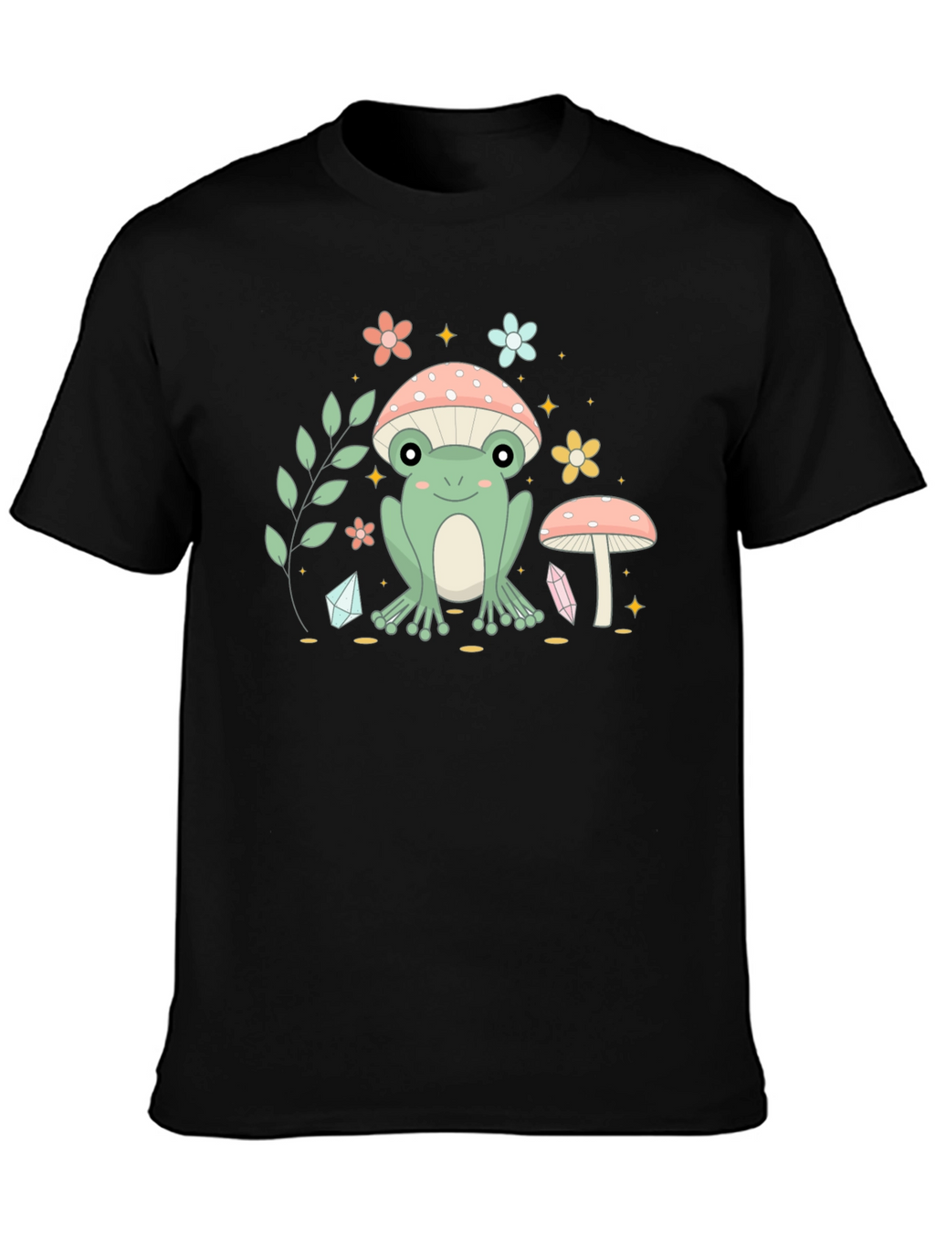Cute Frog Mushroom T-Shirt