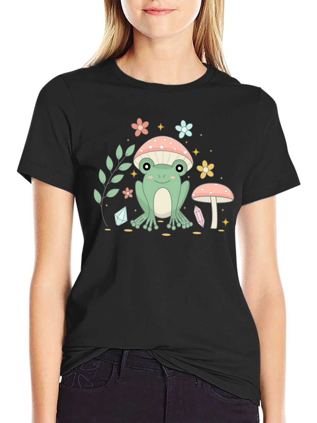 Cute Frog Mushroom T-Shirt