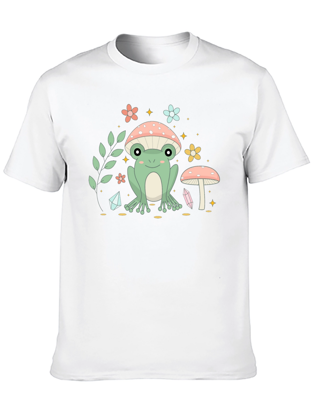 Cute Frog Mushroom T-Shirt