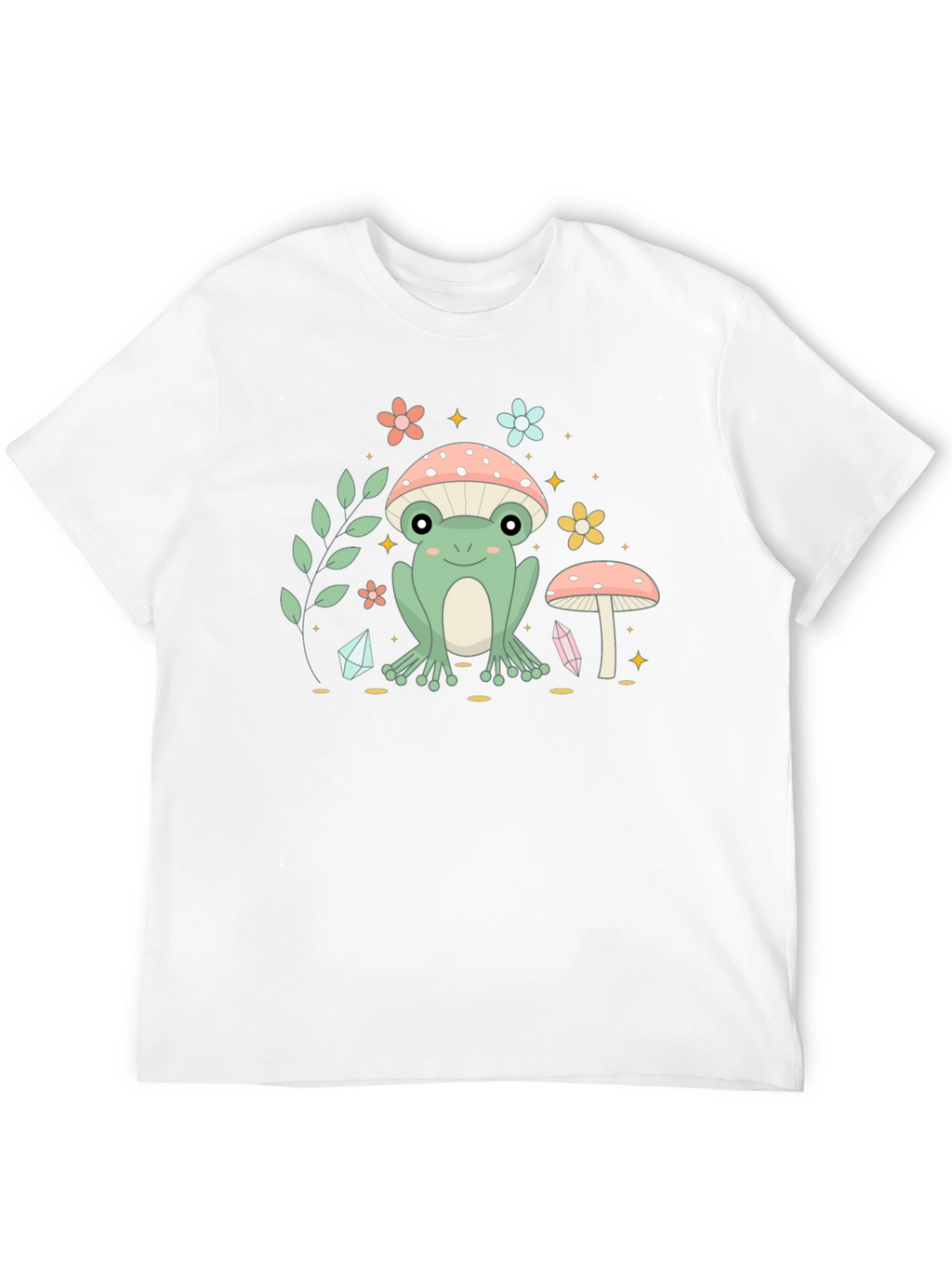 Cute Frog Mushroom T-Shirt