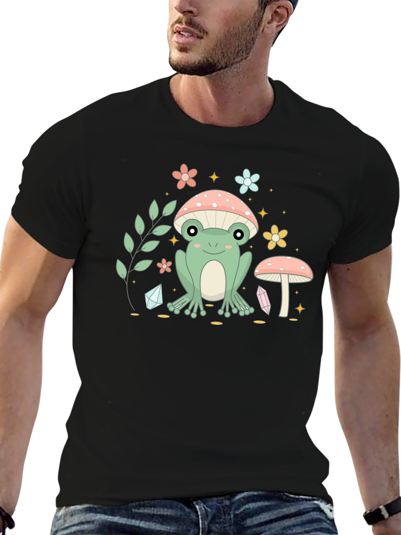Cute Frog Mushroom T-Shirt