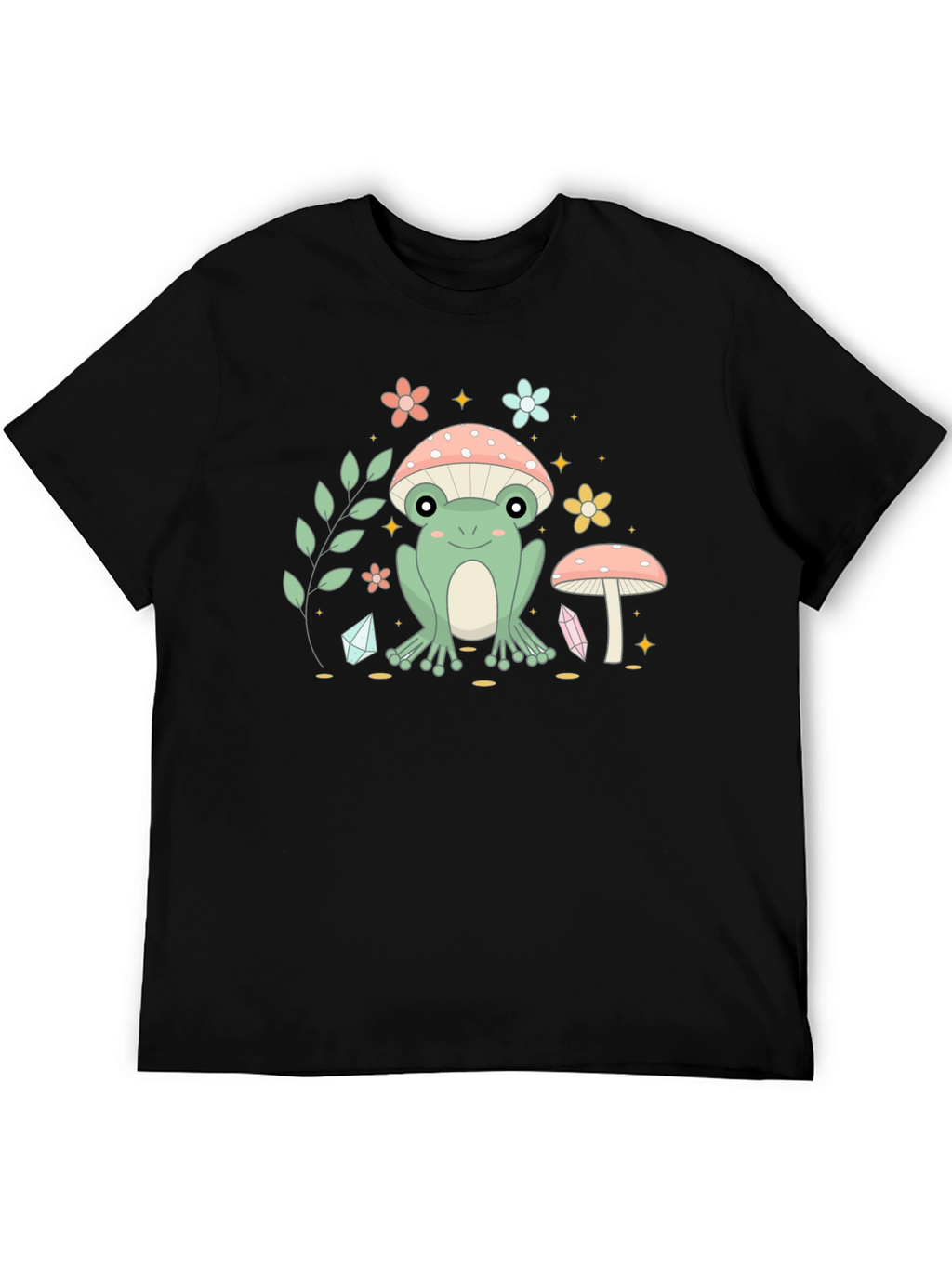 Cute Frog Mushroom T-Shirt