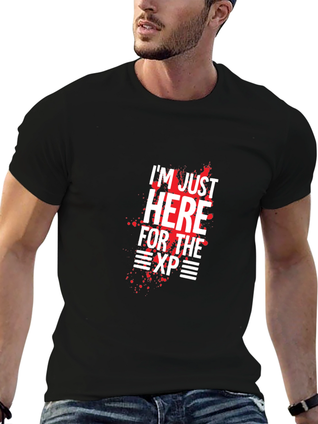 Im Just Here For the XP Graphic T-Shirt