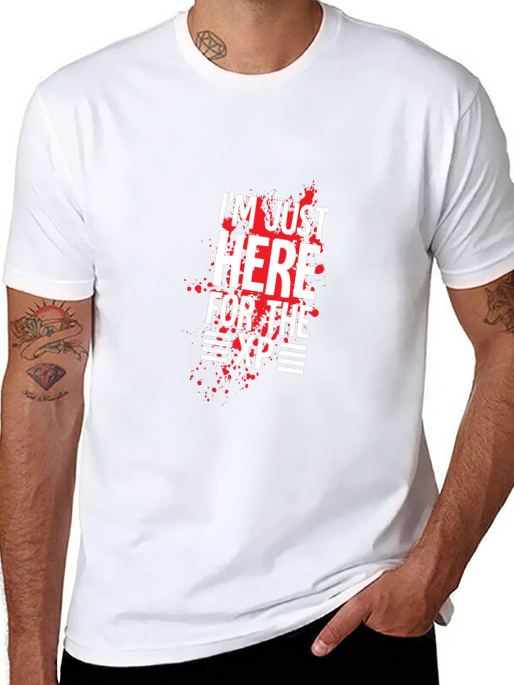Im Just Here For the XP Graphic T-Shirt