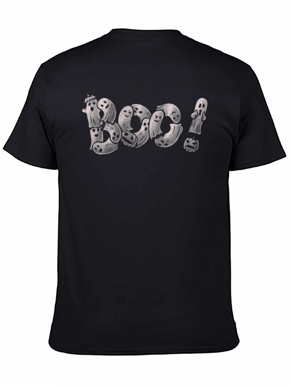 Spooky Boo! Ghost Graphic Tee - Halloween Fun