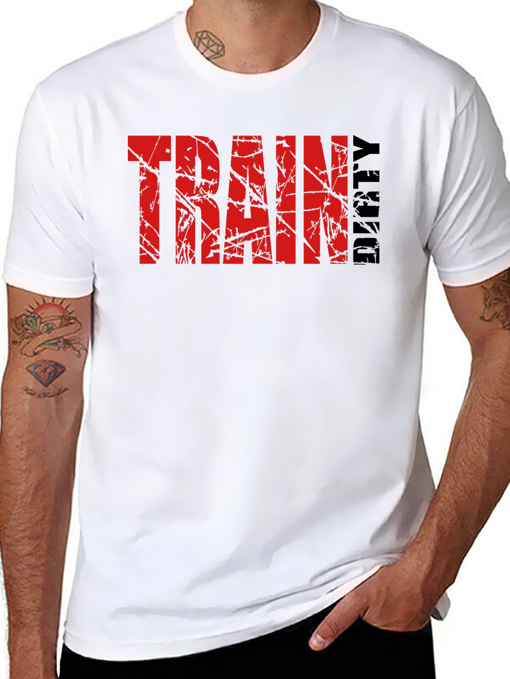 Train Dirty Black Graphic Tee