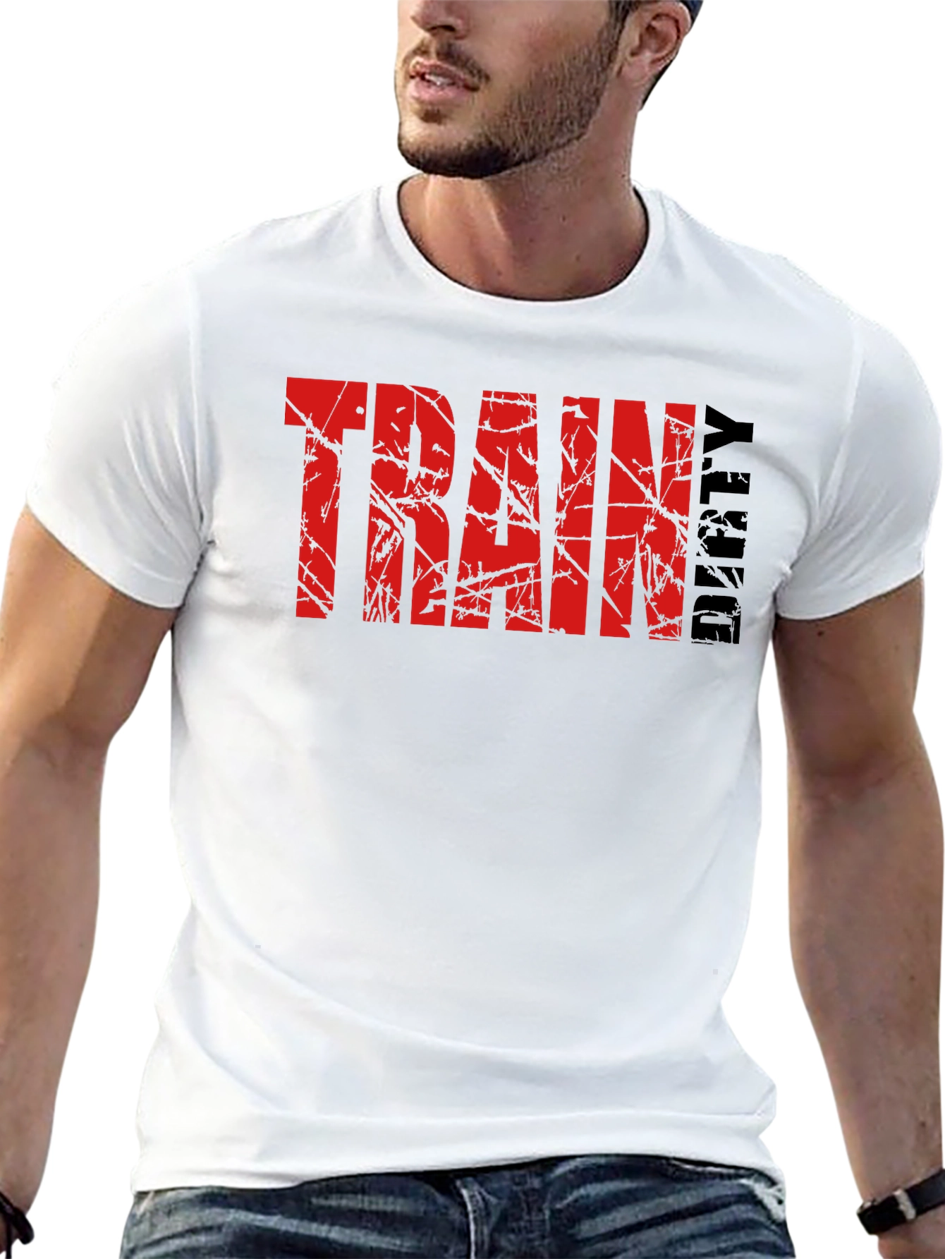 Train Dirty Black Graphic Tee
