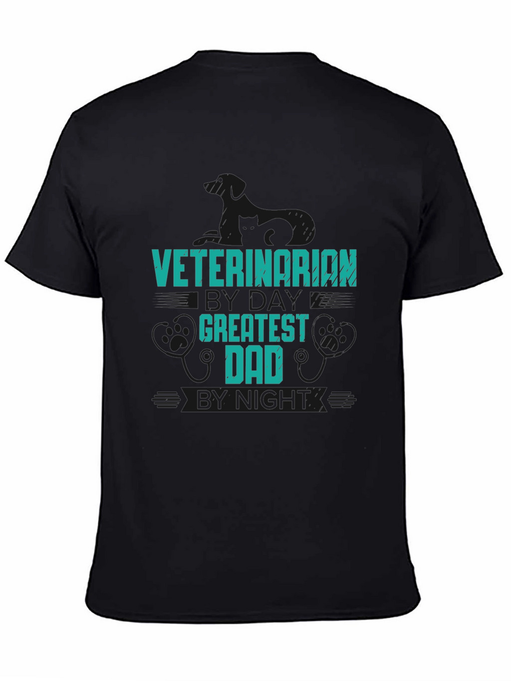 Veterinarian Greatest Dad T-Shirt