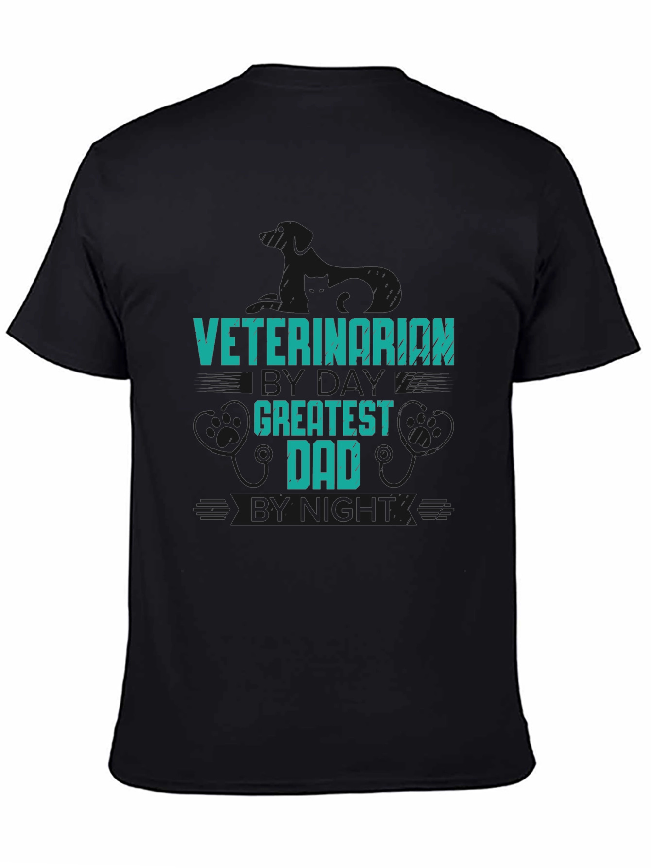 Veterinarian Greatest Dad T-Shirt