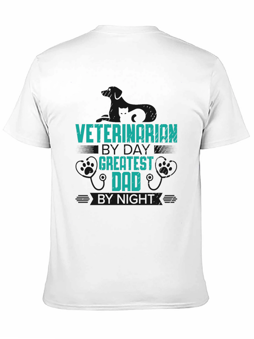 Veterinarian Greatest Dad T-Shirt