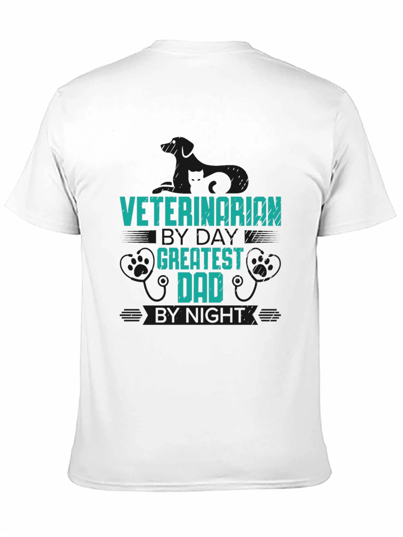 Veterinarian Greatest Dad T-Shirt