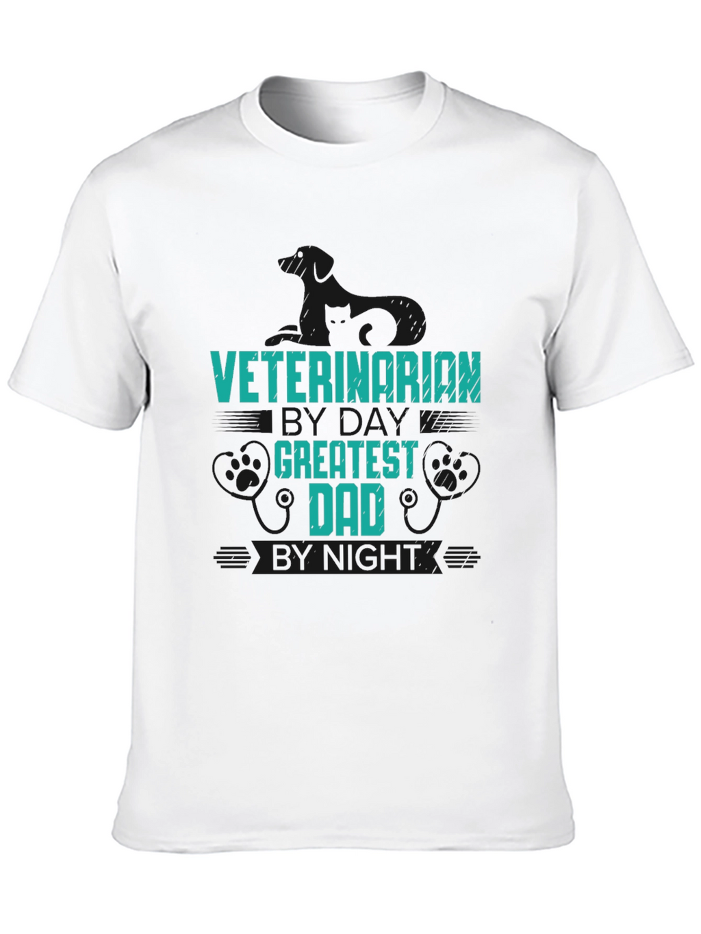 Veterinarian Greatest Dad T-Shirt