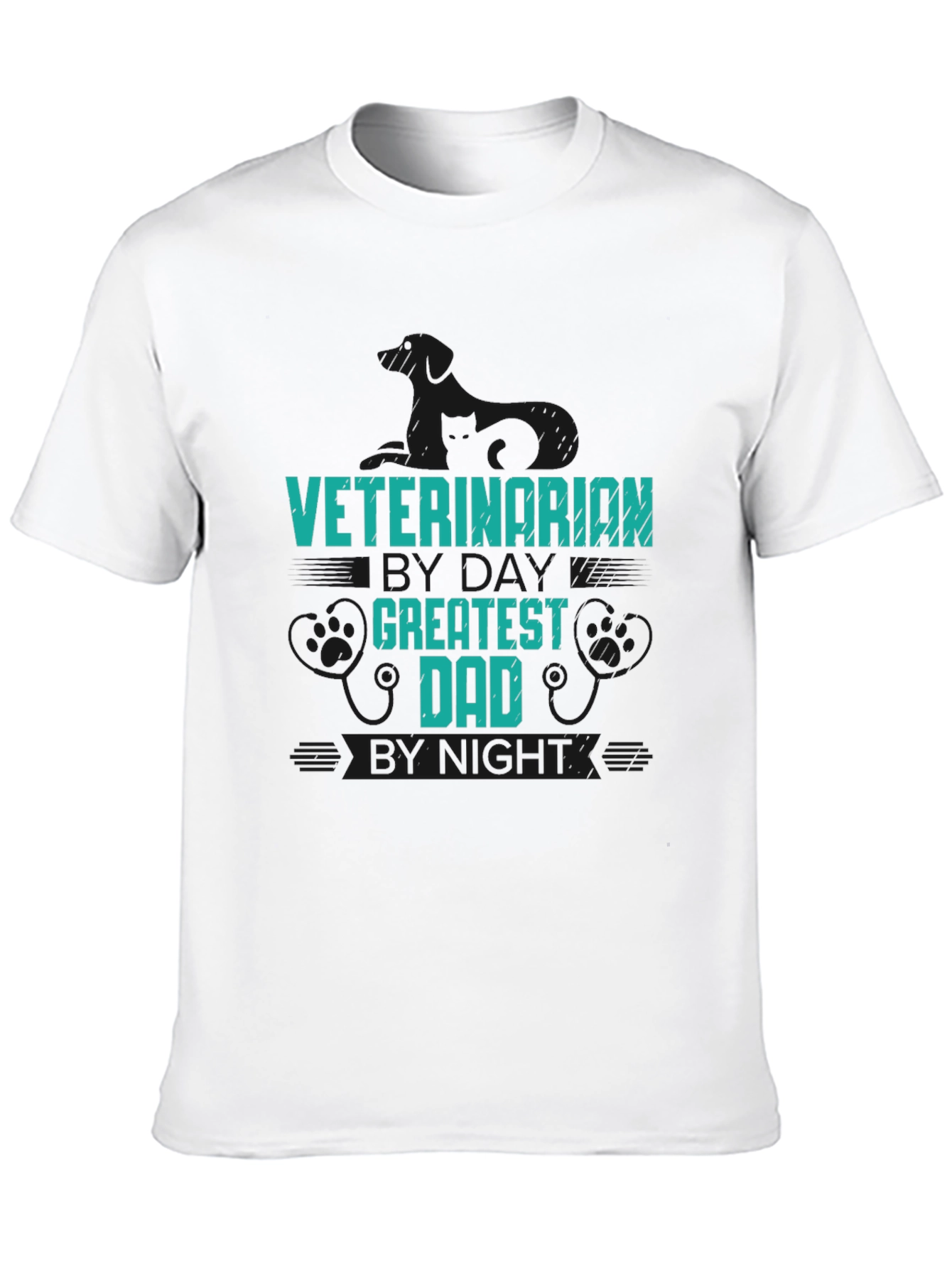 Veterinarian Greatest Dad T-Shirt