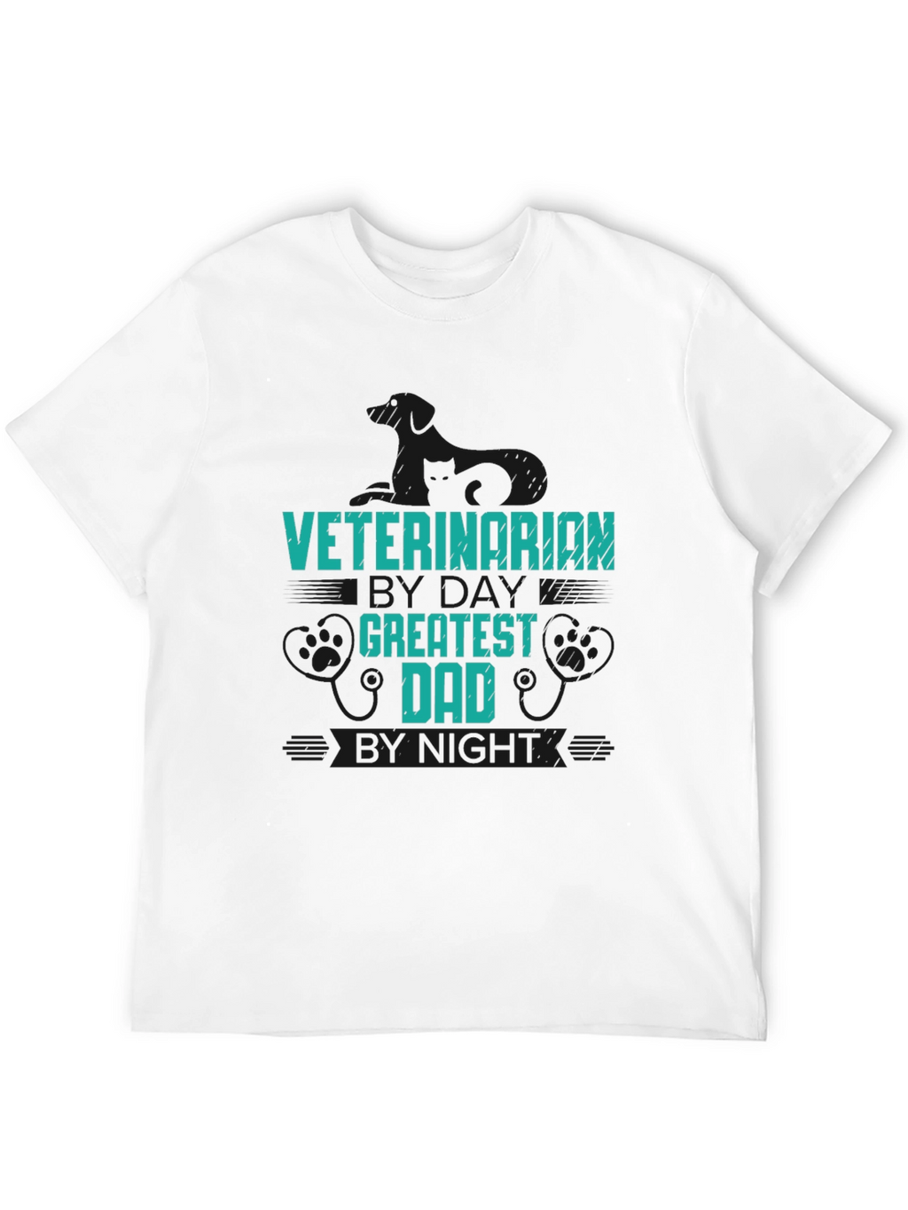 Veterinarian Greatest Dad T-Shirt