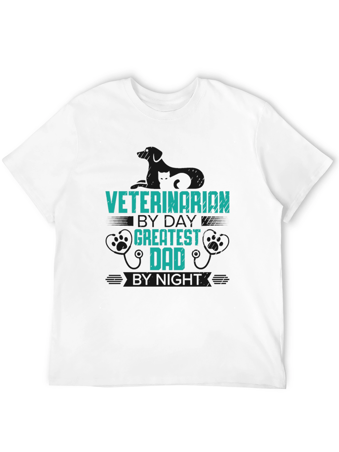 Veterinarian Greatest Dad T-Shirt