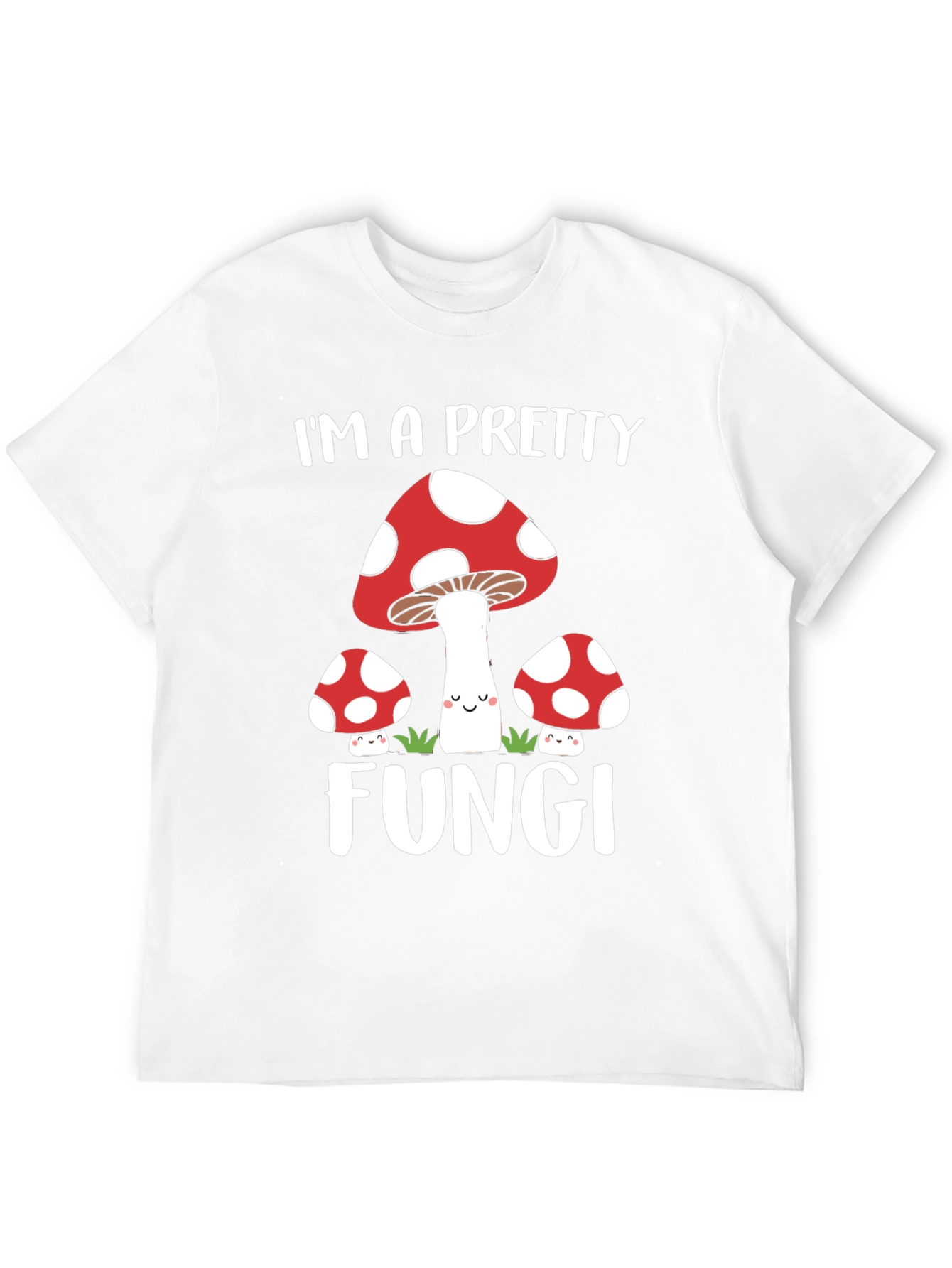 Pretty Fungi Graphic Tee - Unique Mushroom Design