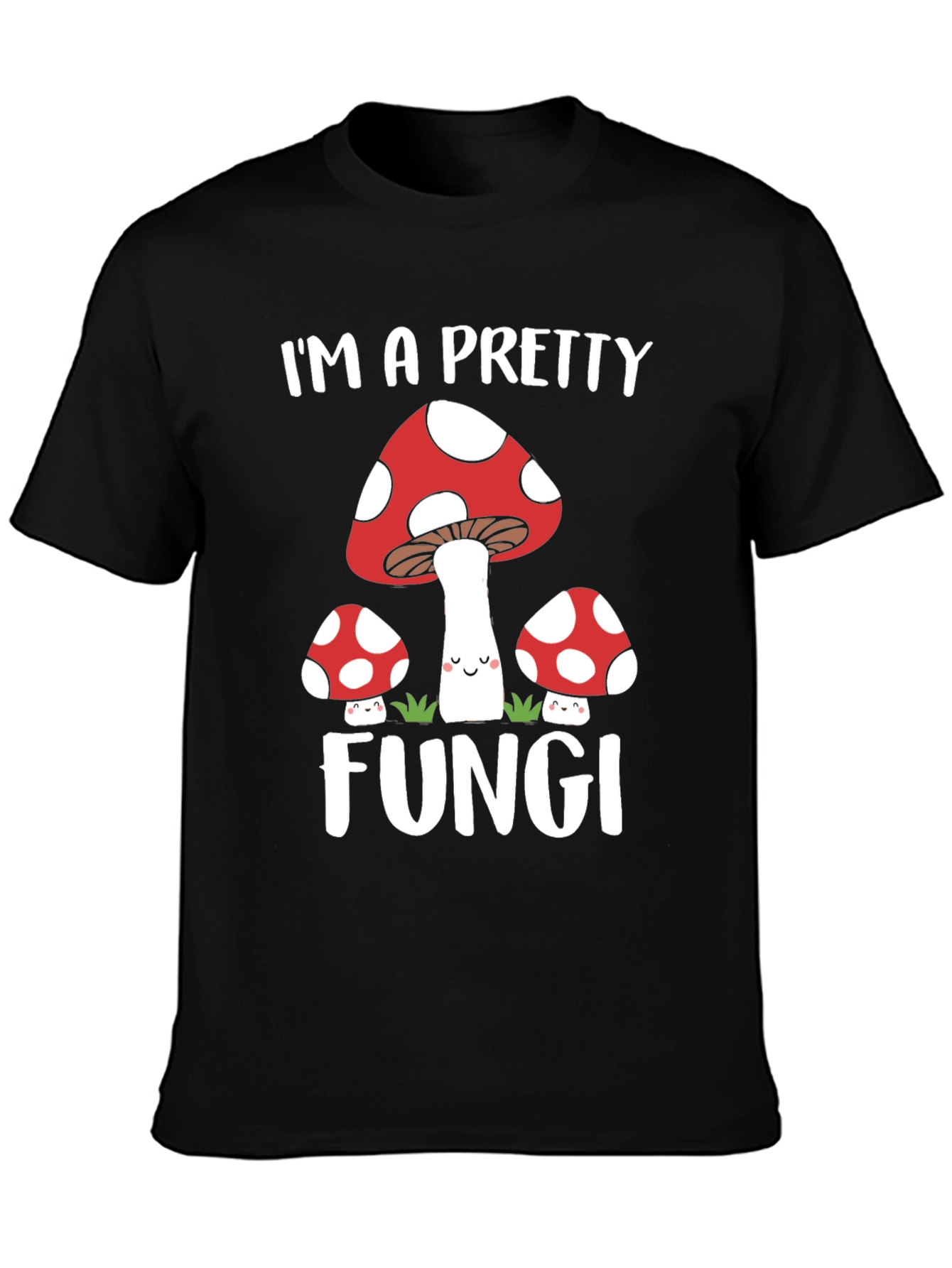 Pretty Fungi Graphic Tee - Unique Mushroom Design