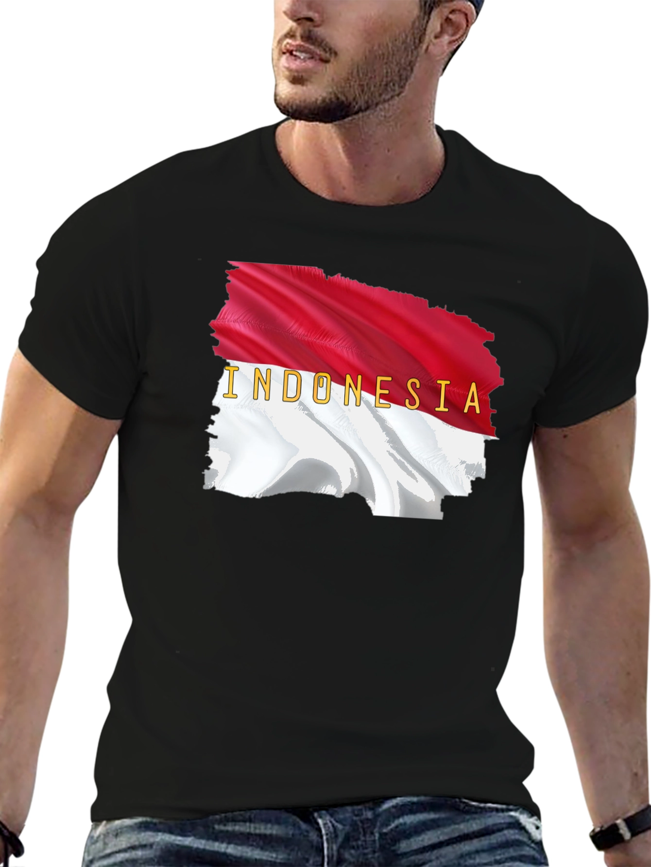 Indonesia Flag Graphic T-Shirt