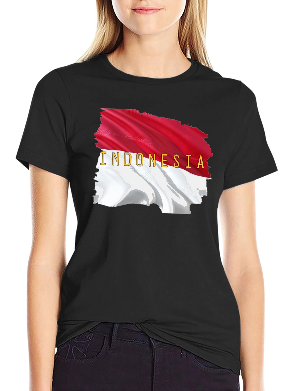 Indonesia Flag Graphic T-Shirt