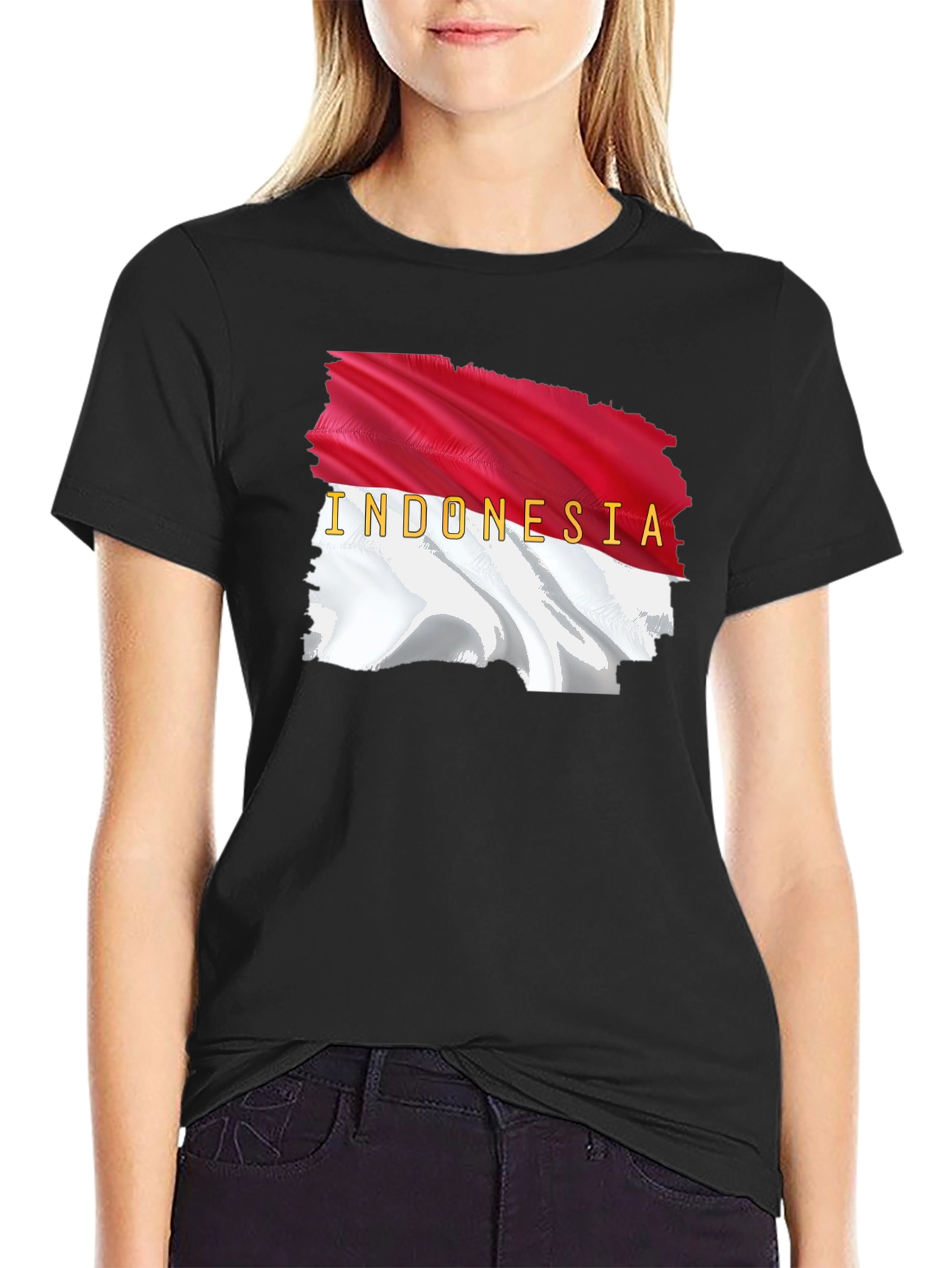 Indonesia Flag Graphic T-Shirt