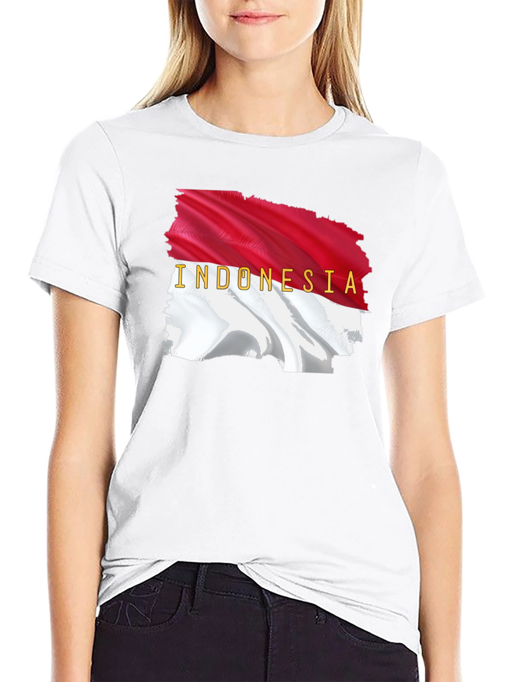 Indonesia Flag Graphic T-Shirt