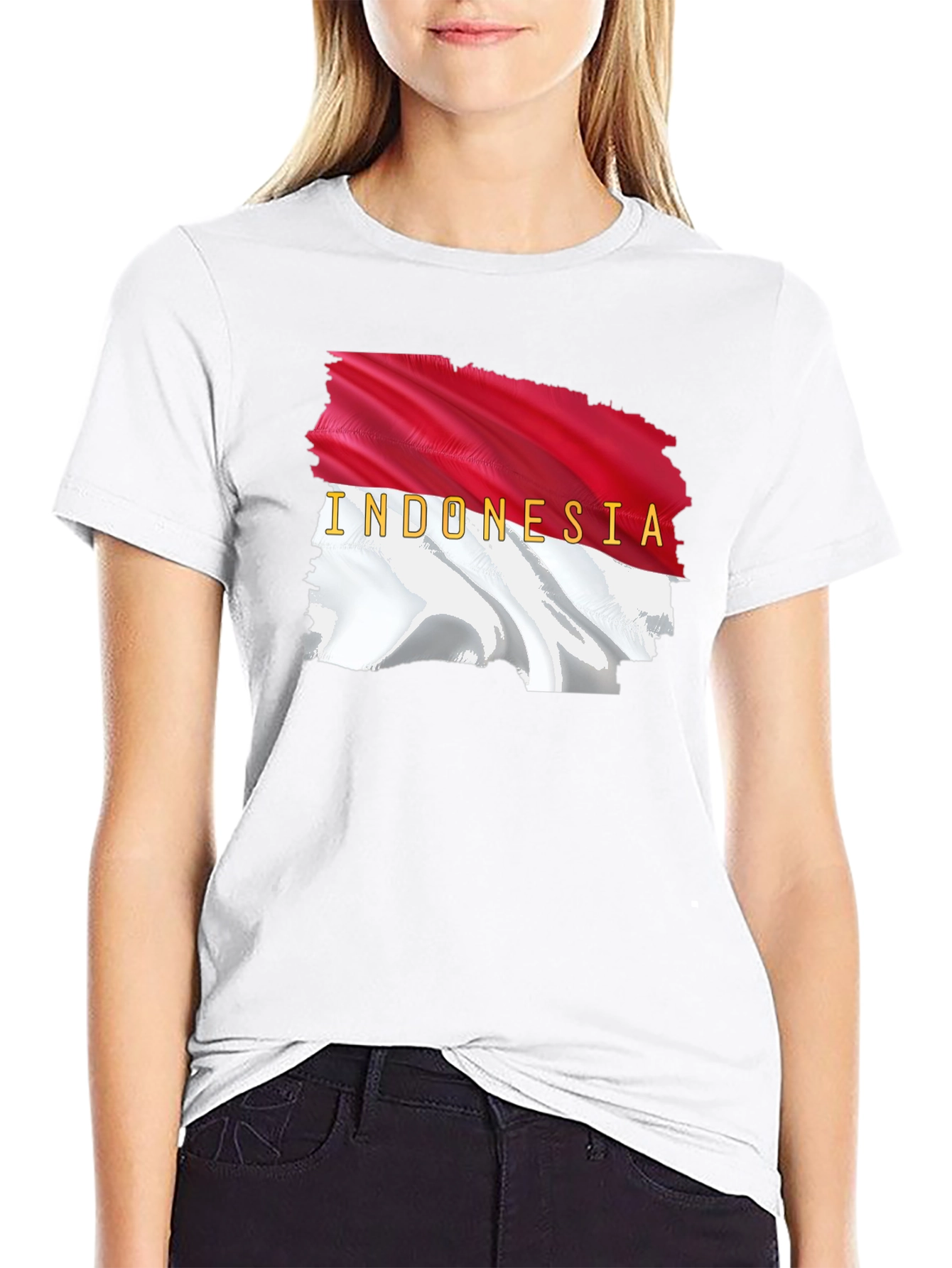 Indonesia Flag Graphic T-Shirt