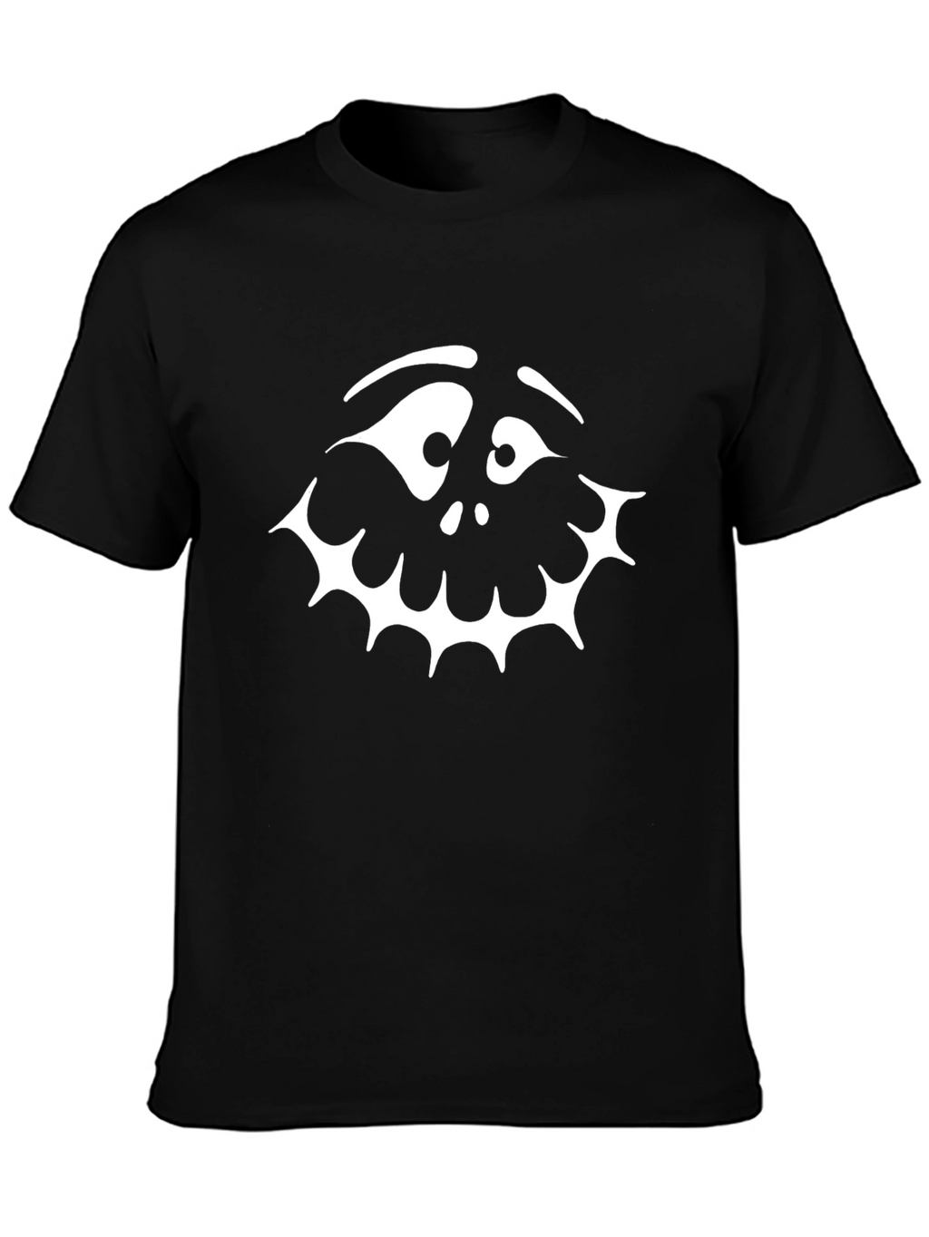 Spooky Face Graphic Tee - Halloween T-Shirt