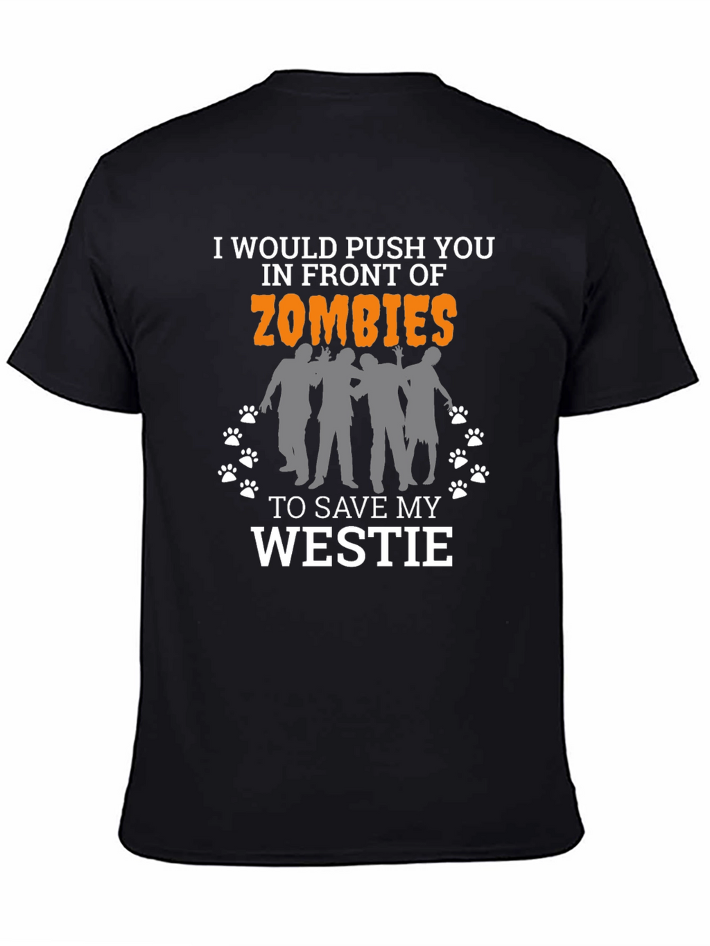 Zombie Westie T-Shirt - Funny Dog Lover Tee