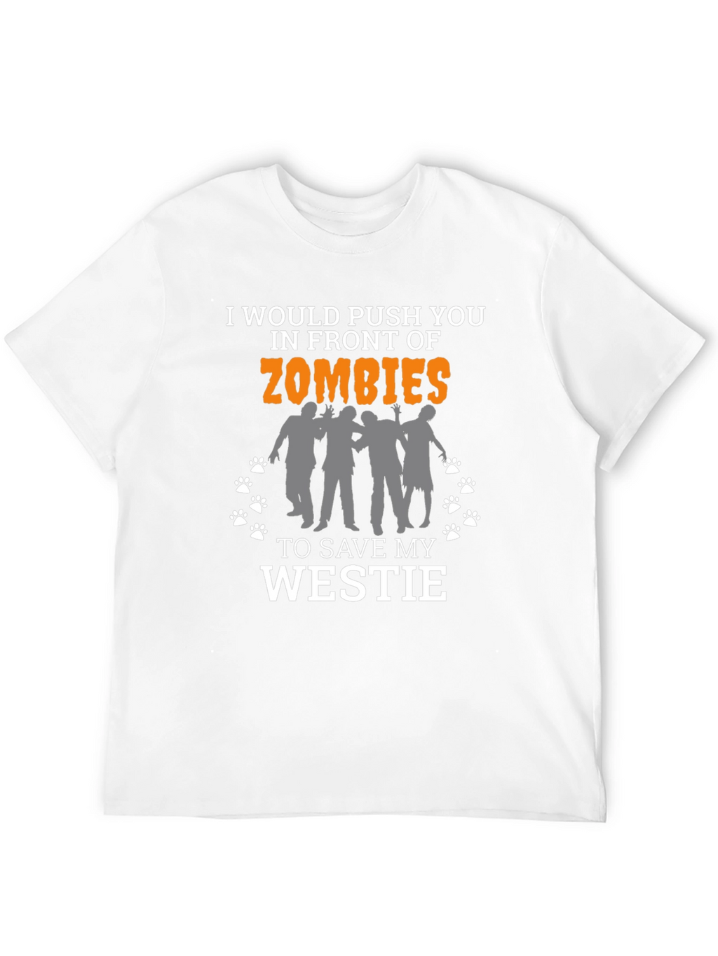 Zombie Westie T-Shirt - Funny Dog Lover Tee