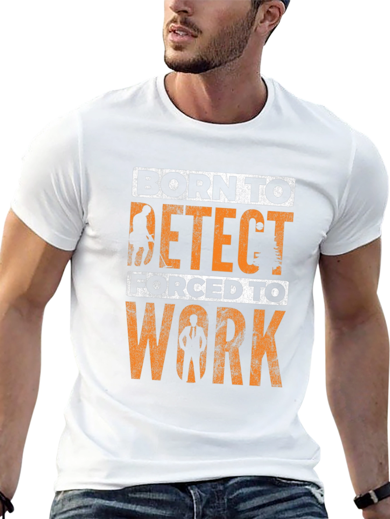 Born to Detect T-Shirt Metal Detecting Gift