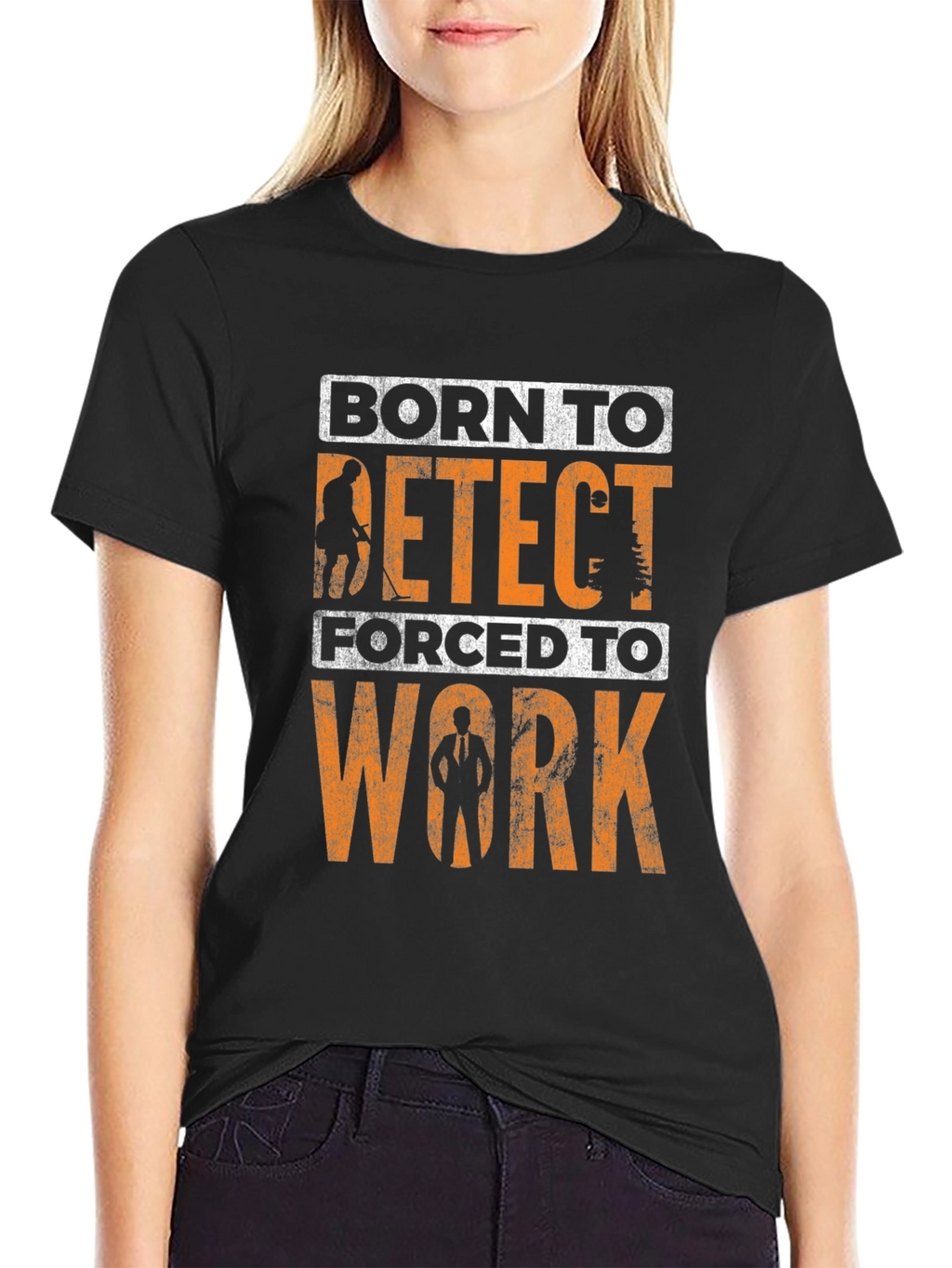 Born to Detect T-Shirt Metal Detecting Gift