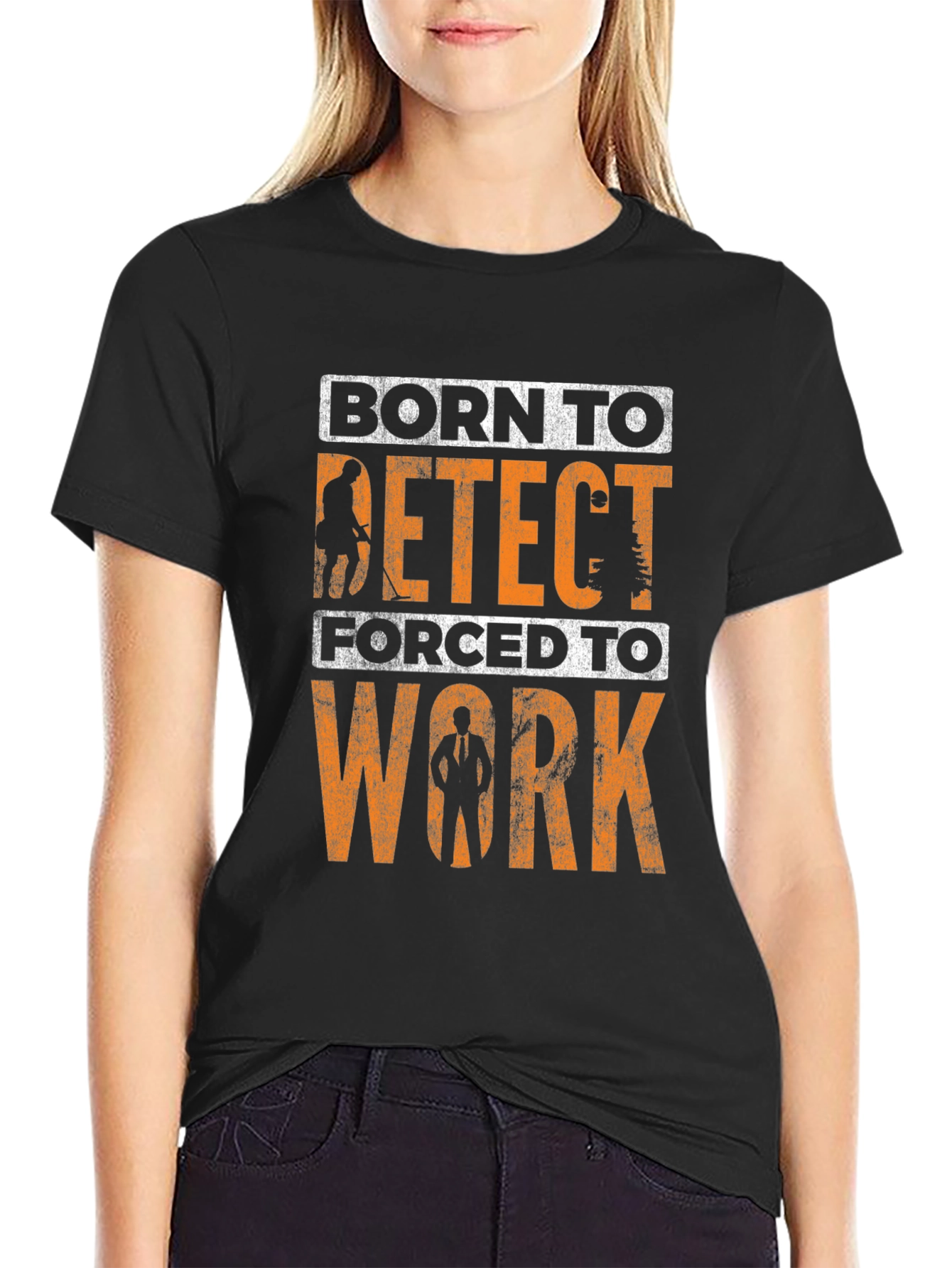 Born to Detect T-Shirt Metal Detecting Gift