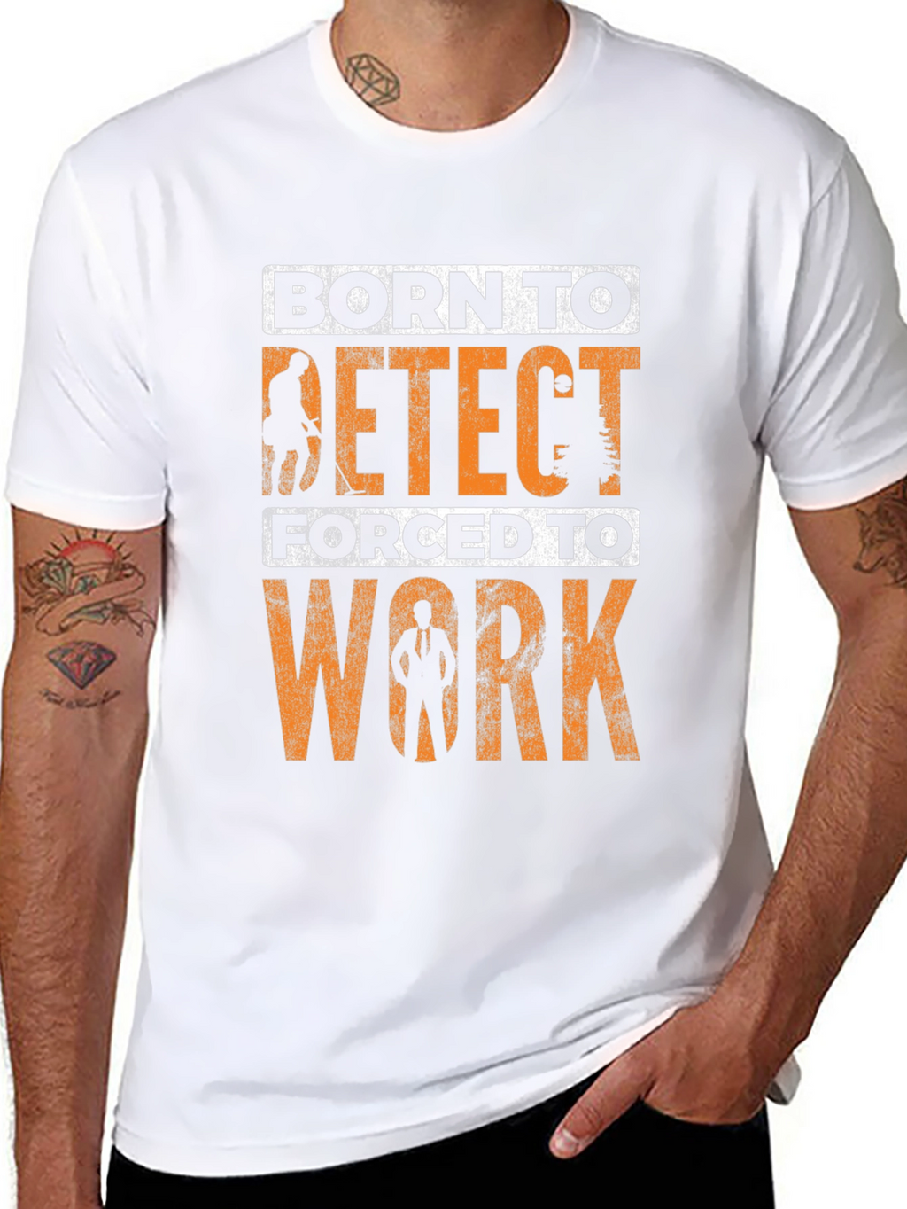Born to Detect T-Shirt Metal Detecting Gift